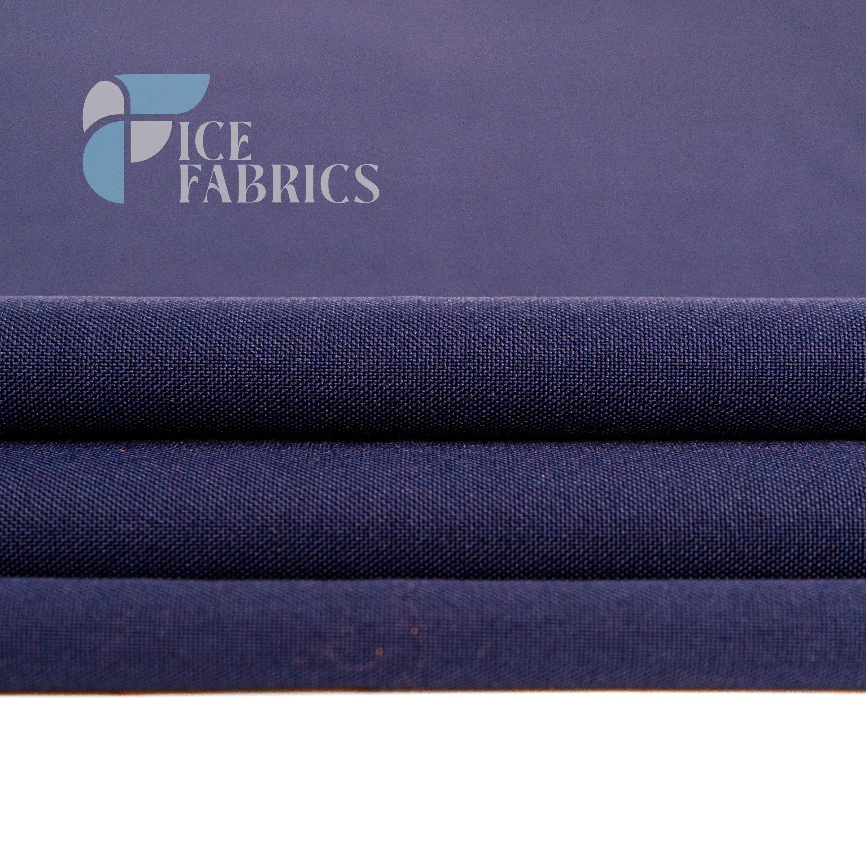 Navy Blue Solid Poly Poplin Fabric By The Yard