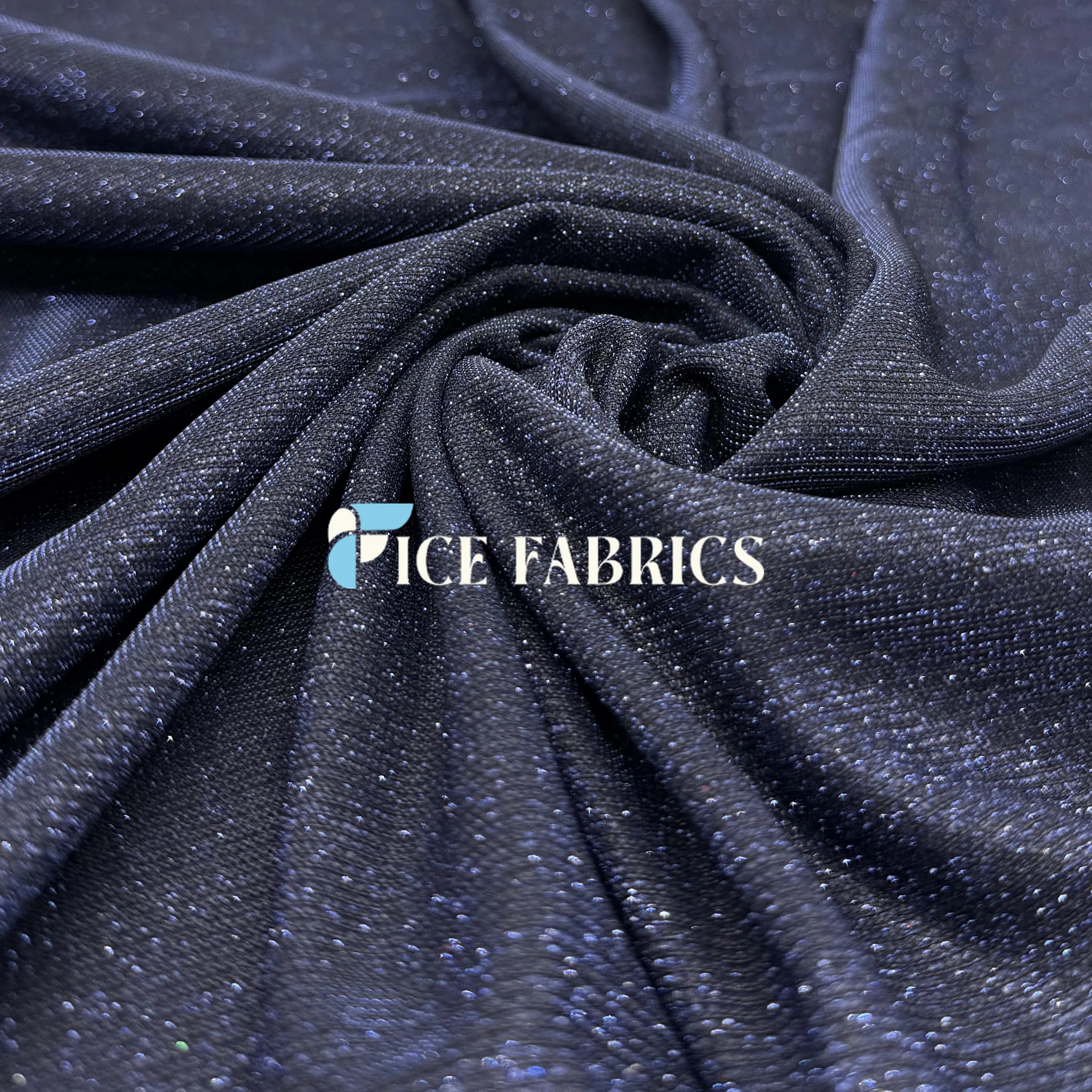 Lurex Sparkle Glitter Knit Spandex Fabric