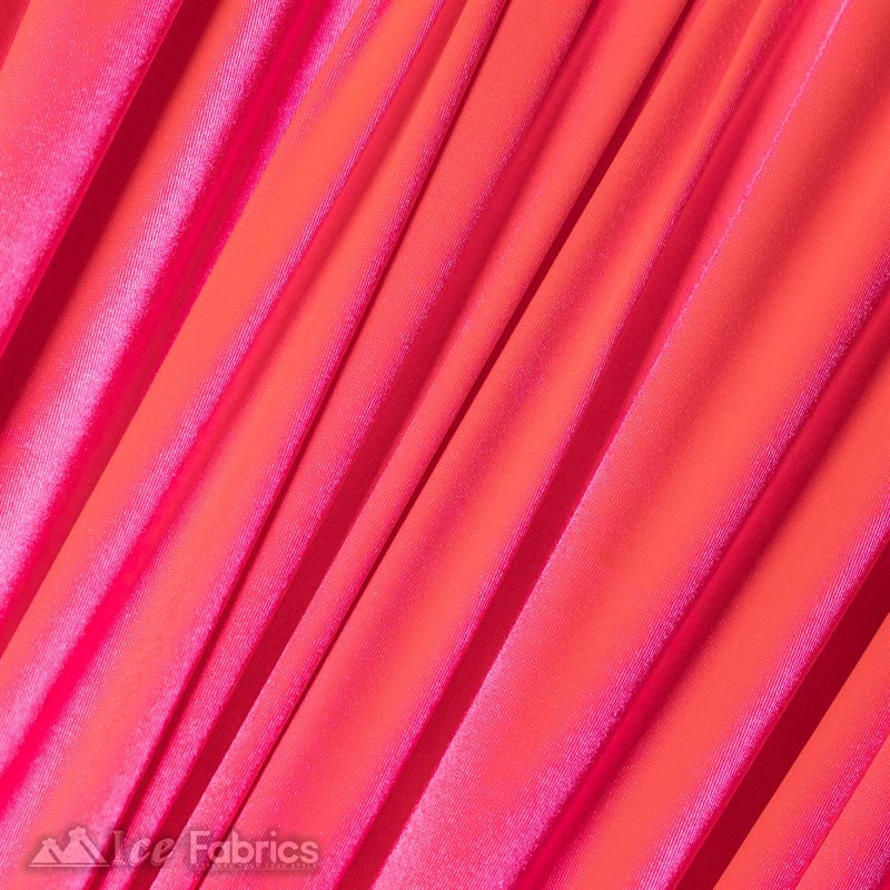 20 yards Red Metallic Spandex shops fabric 60