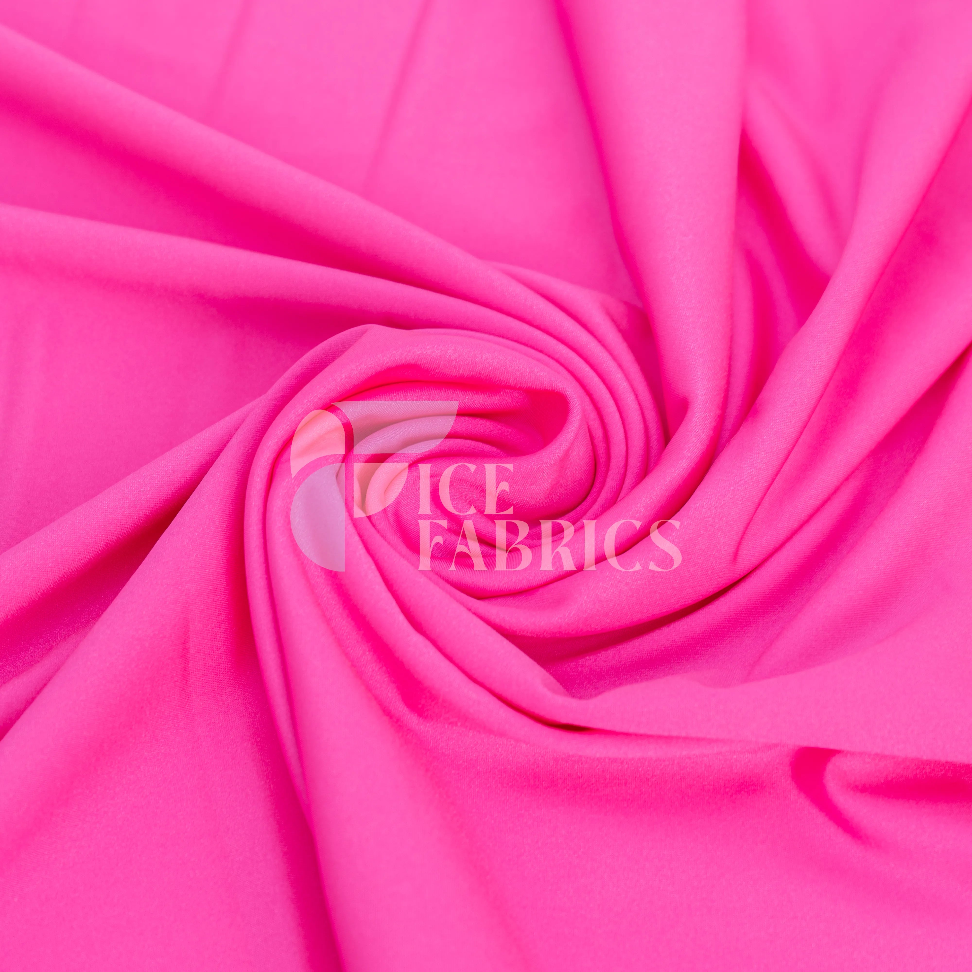 Neon Bubble Gum Yoga Flex Nylon Spandex Fabric