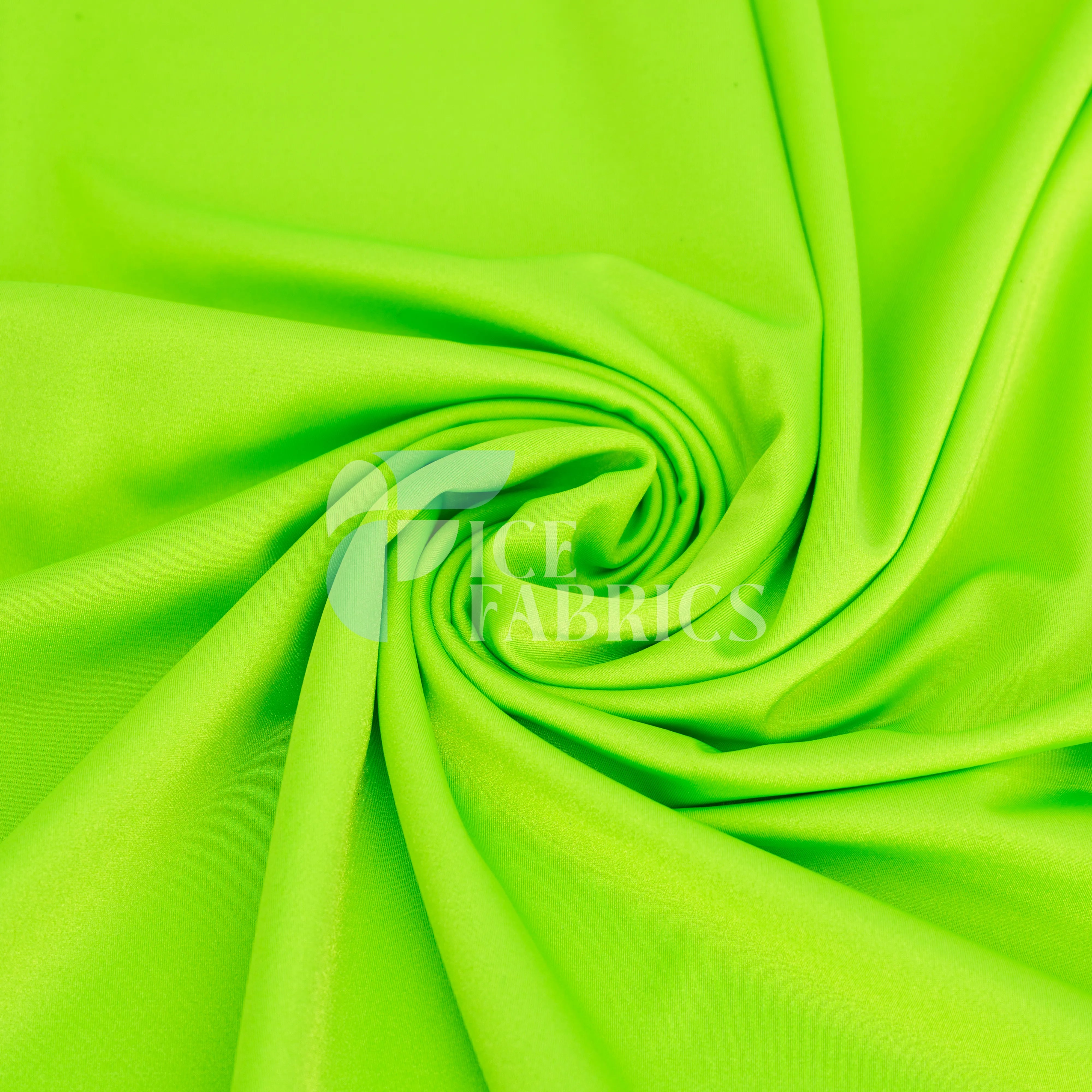 Neon Green Yoga Flex Nylon Spandex Fabric