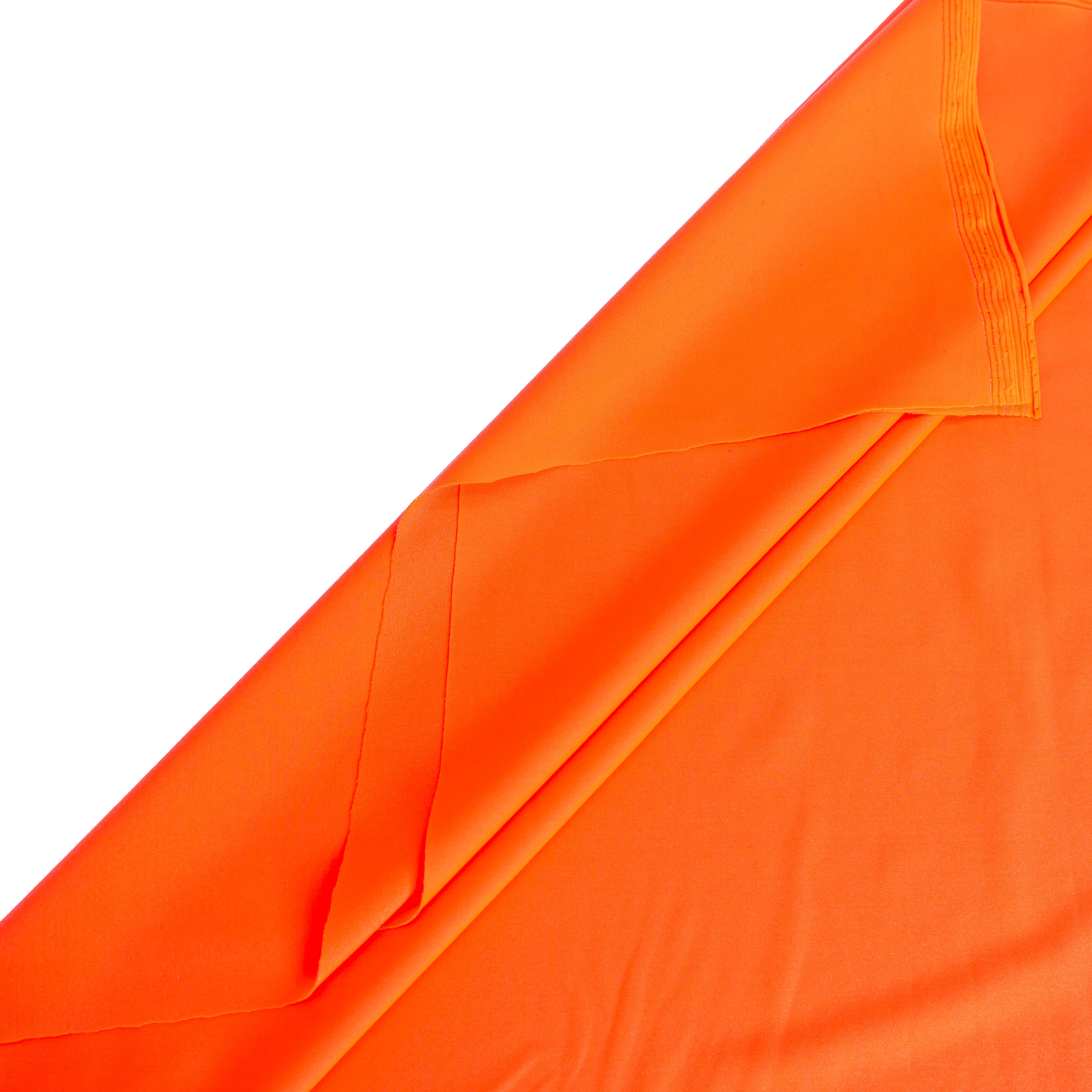 Neon Orange Yoga Flex Nylon Spandex Fabric