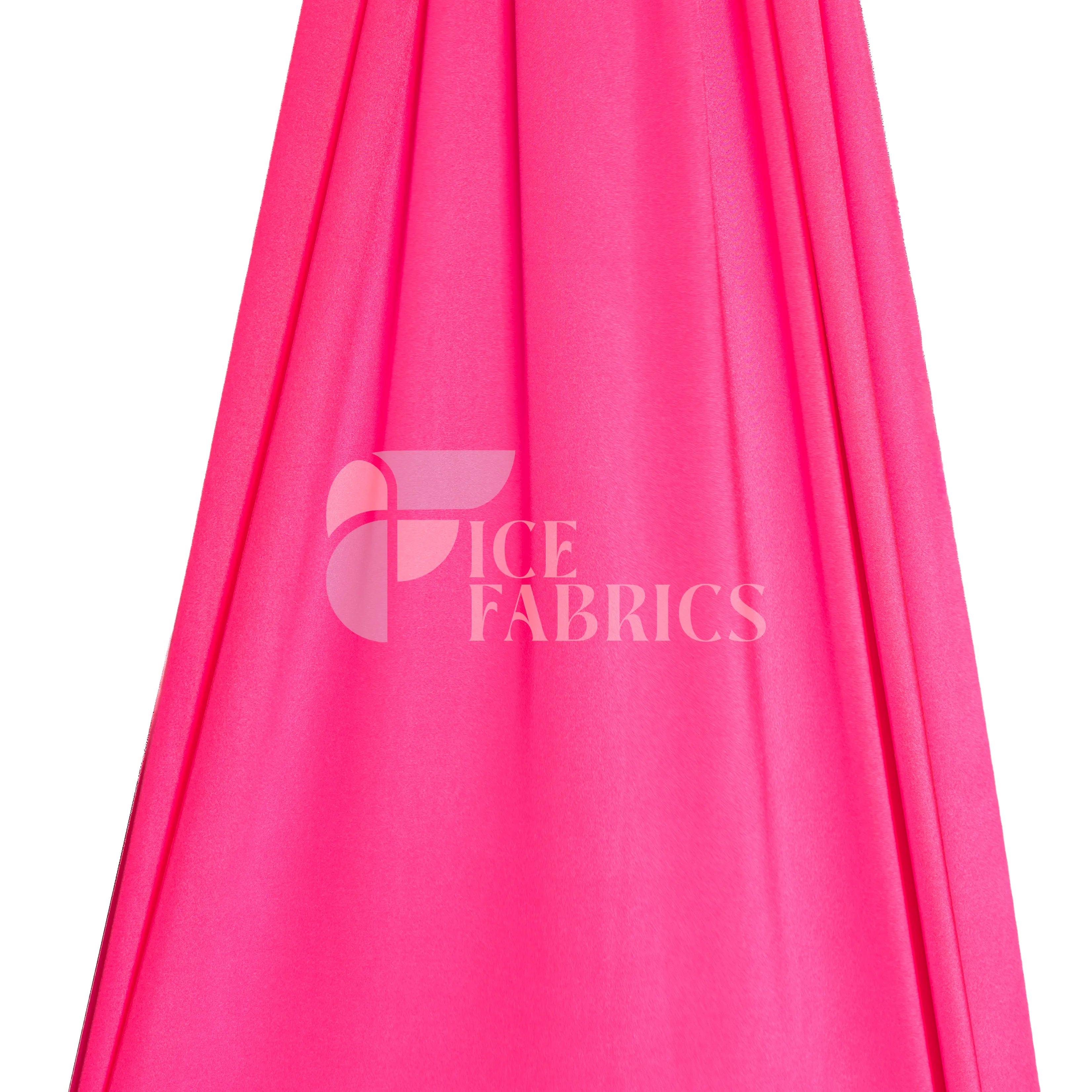 Jordan 4 Way Stretch Fabric Shiny Nylon Spandex Neon Pink