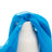 Ocean Blue Crystal Sheer Organza Fabric By The Yard