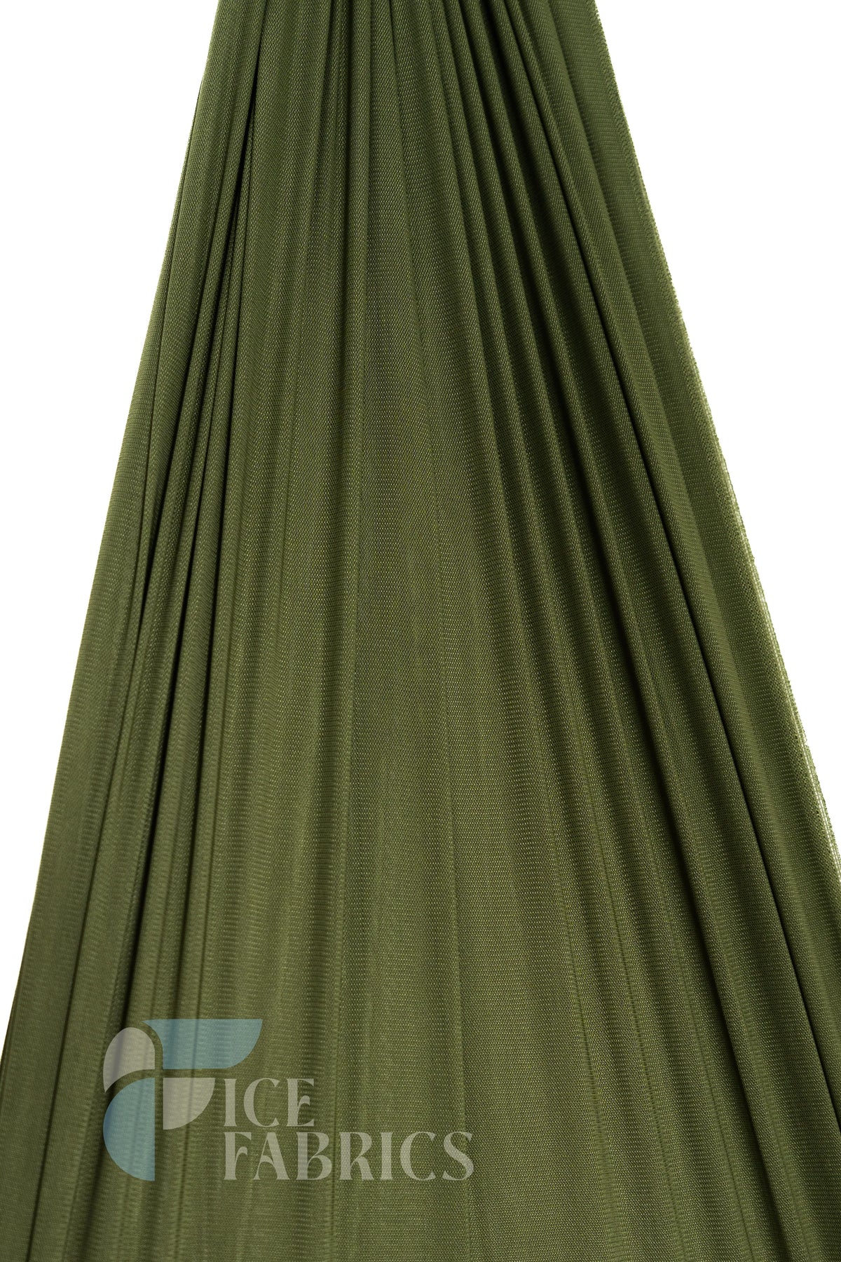 Olive Flex Power Mesh 4 Way Stretch Nylon Fabric