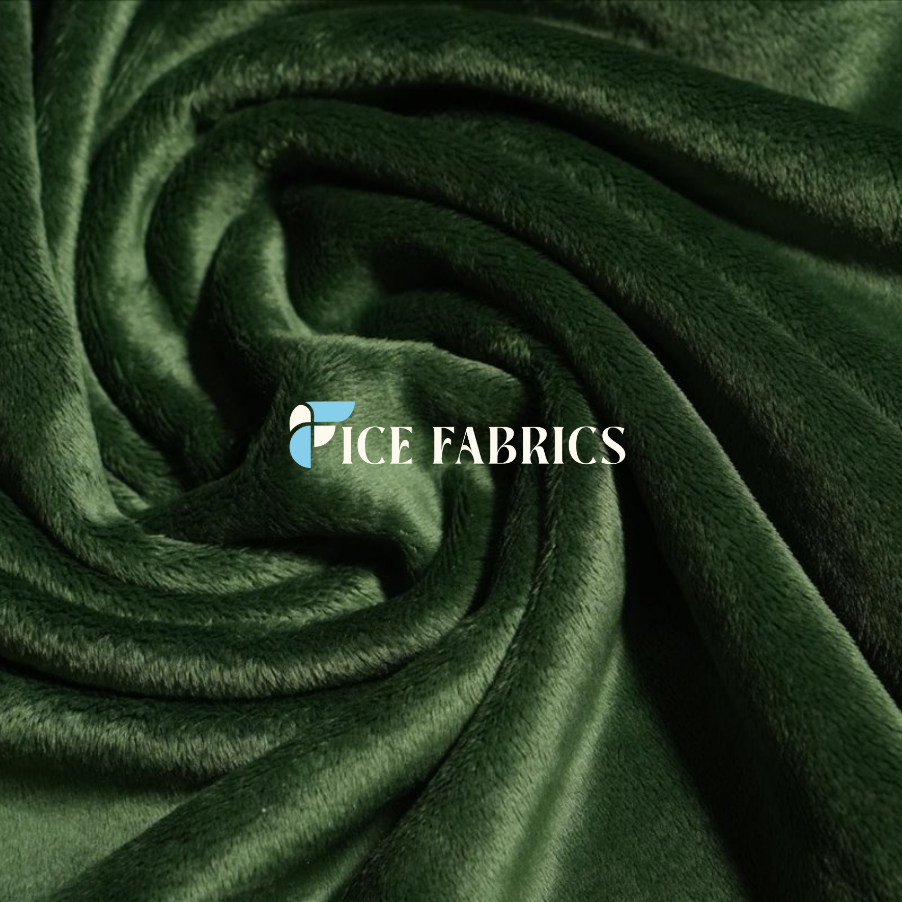 Olive Green Rich Solid Minky Fabric By The Roll ( 20 Yards ) Wholesale Fabric