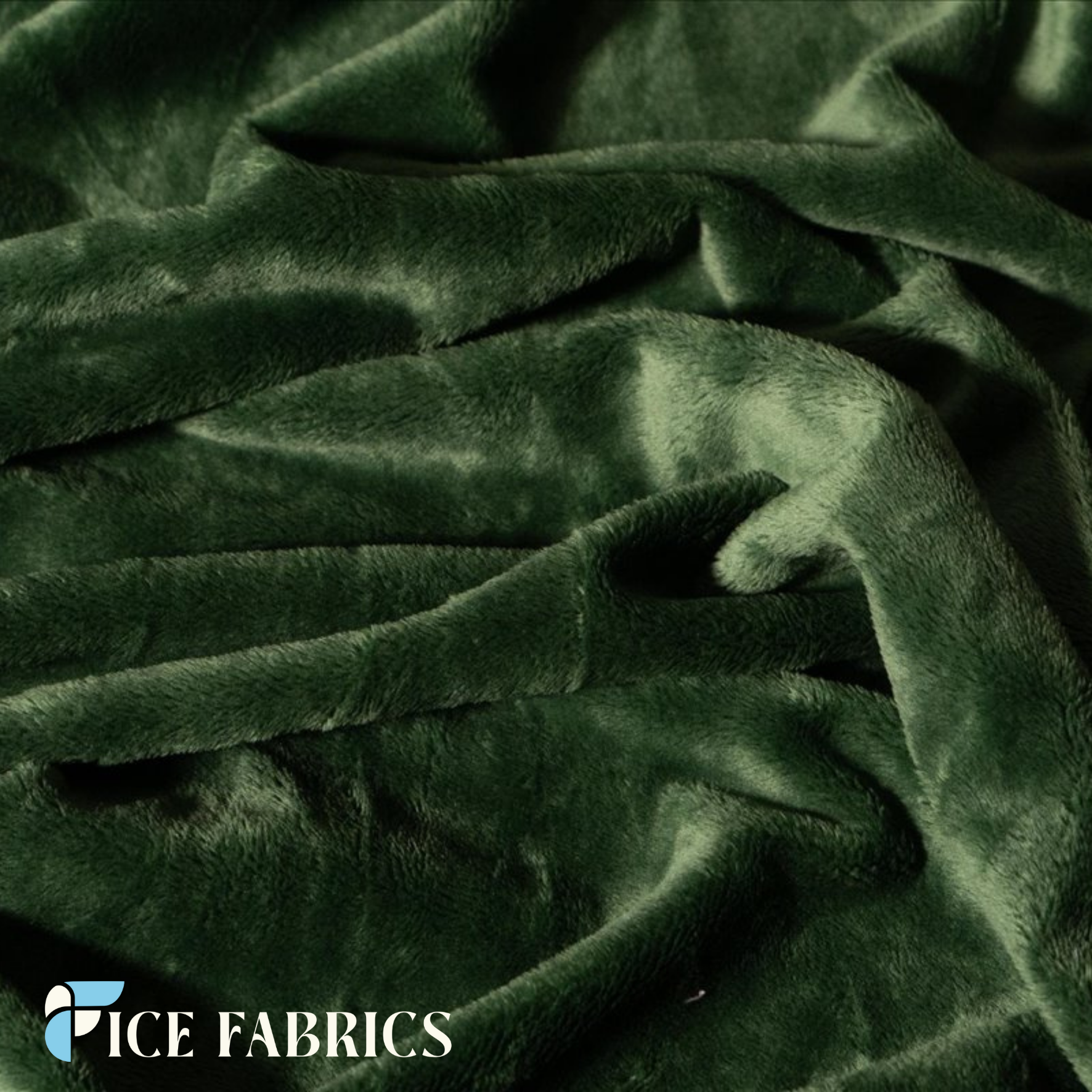 Mint Green Ultra Soft 3mm Minky Fabric Faux Fur