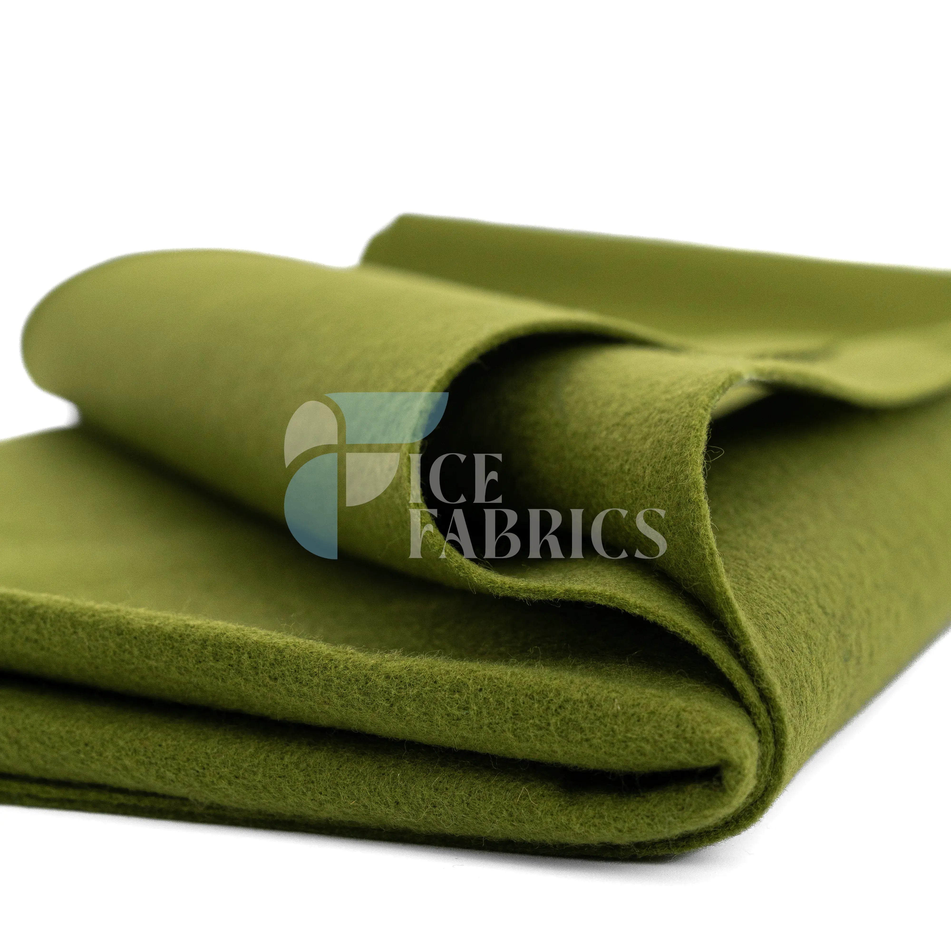 Olive Acrylic Felt Fabric / 1.6mm Thick _ 72” Wide ICE FABRICS By The Yard