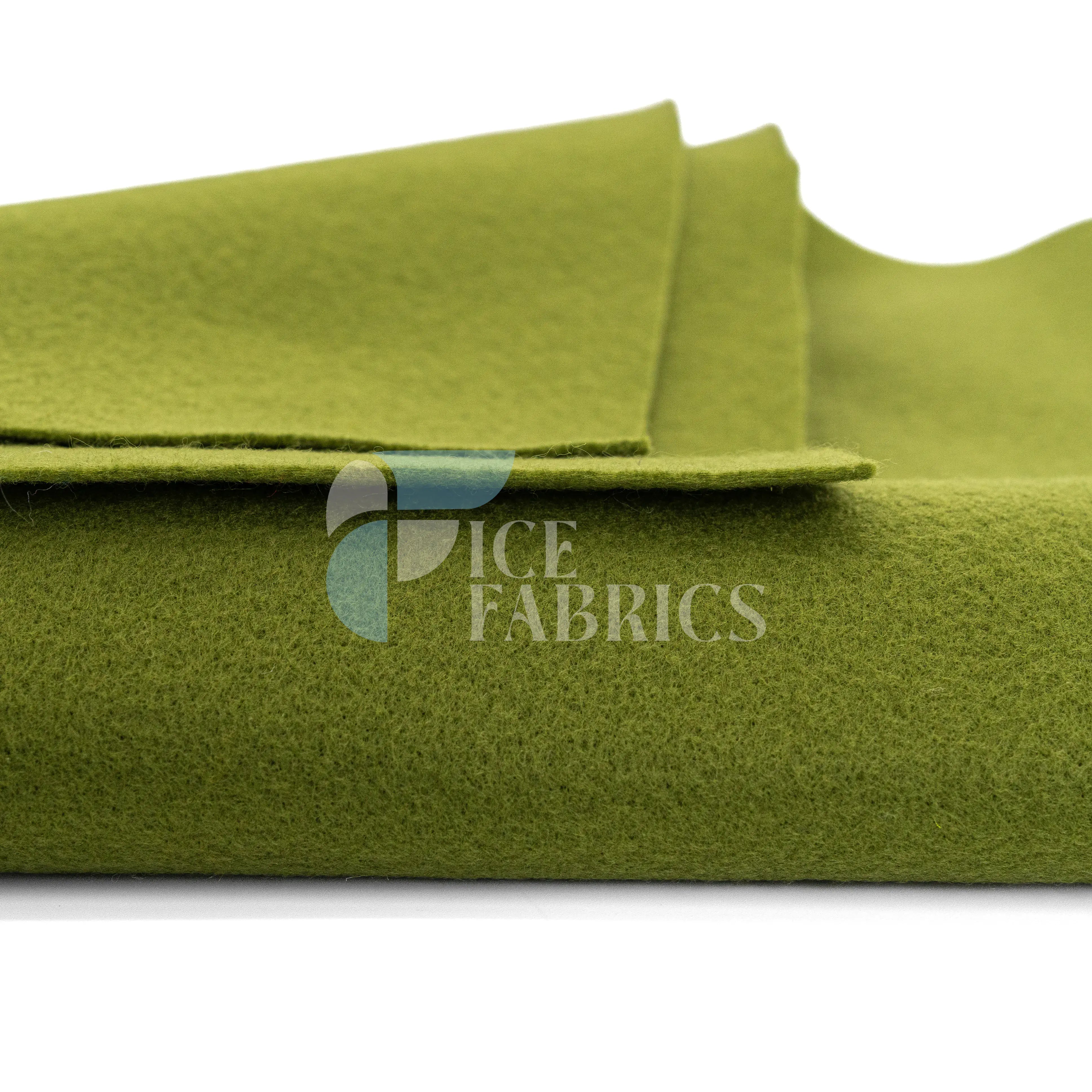 Olive Acrylic Felt Fabric / 1.6mm Thick _ 72” Wide ICE FABRICS By The Yard