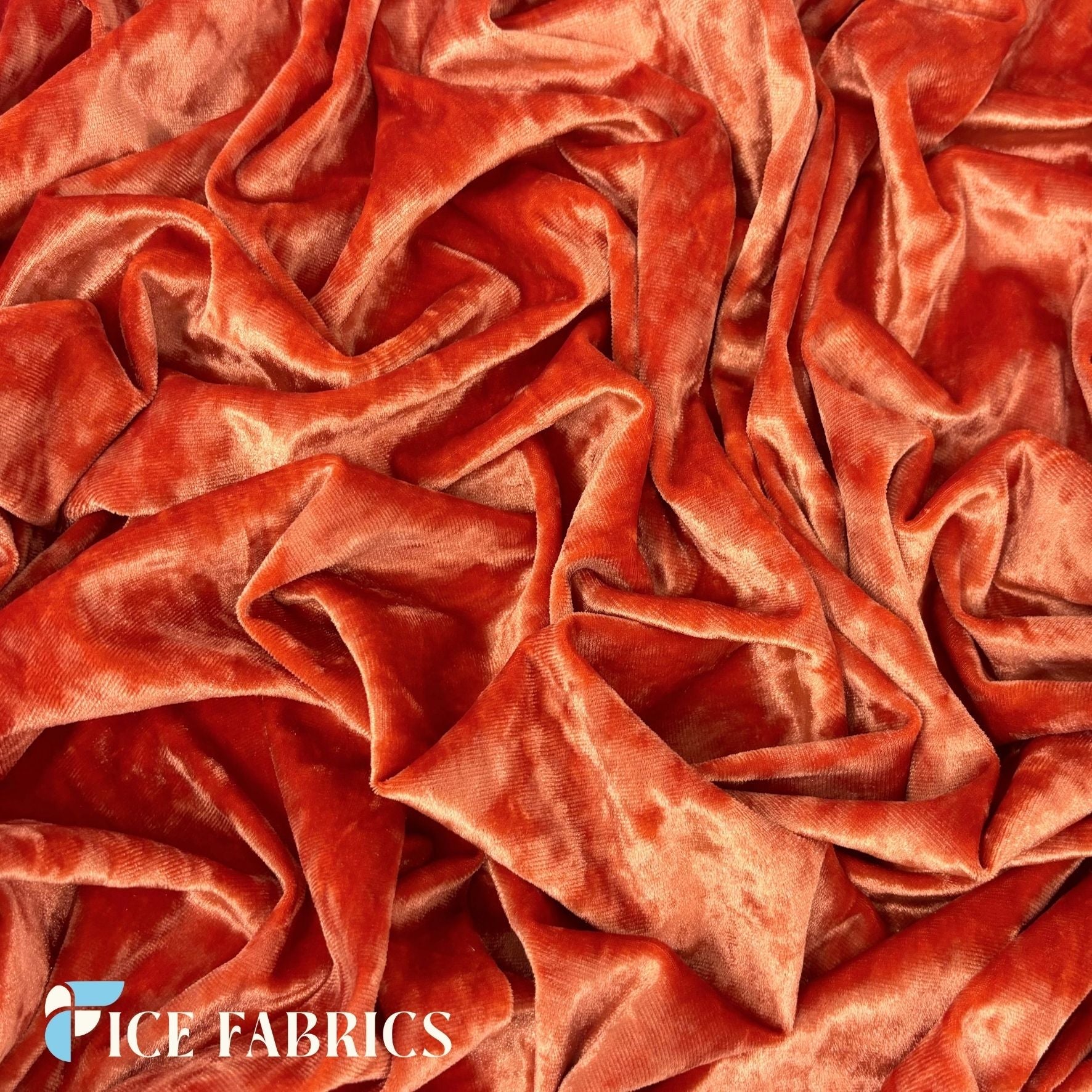 Stretch Crushed Velvet Upholstery Fabric