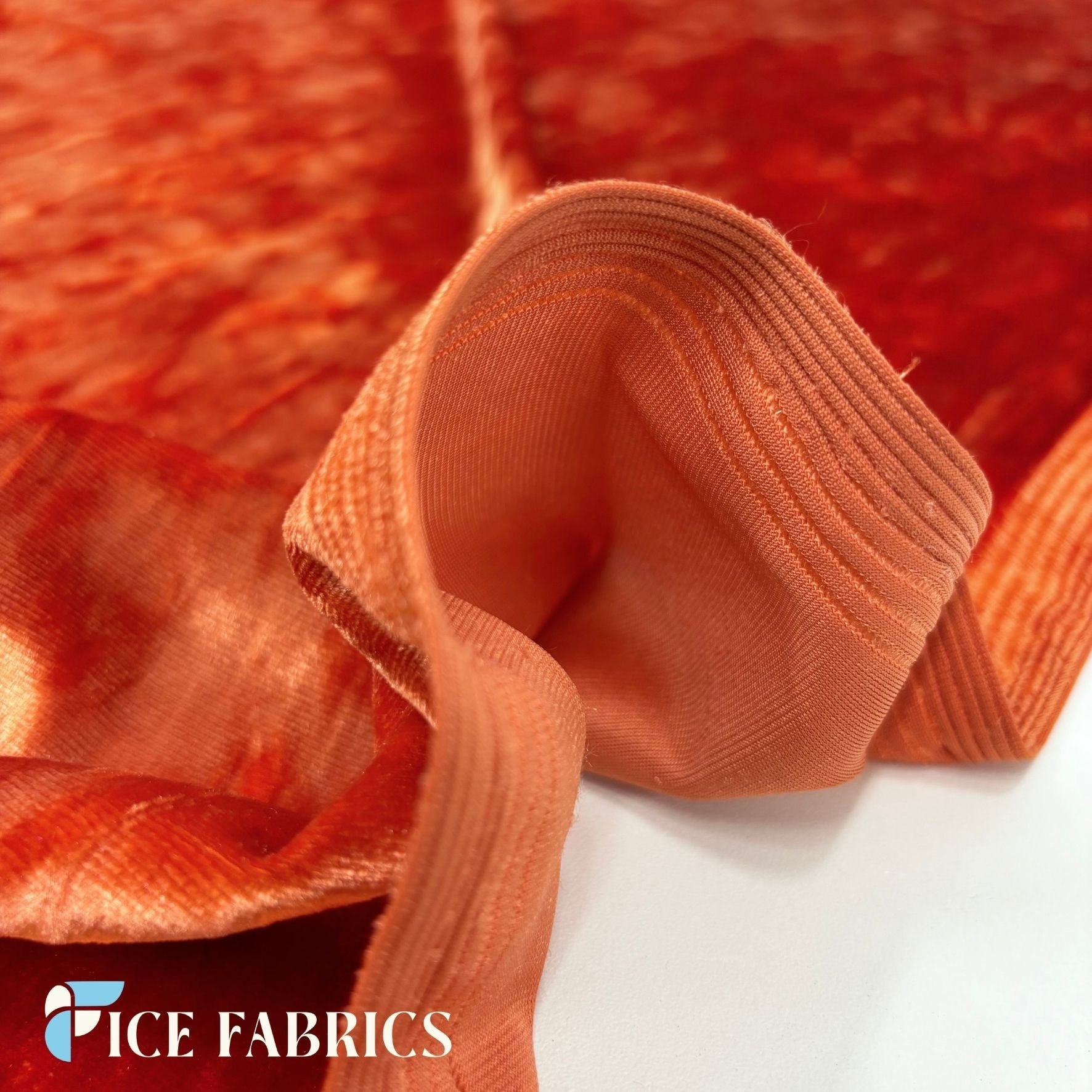 Stretch Crushed Velvet Upholstery Fabric