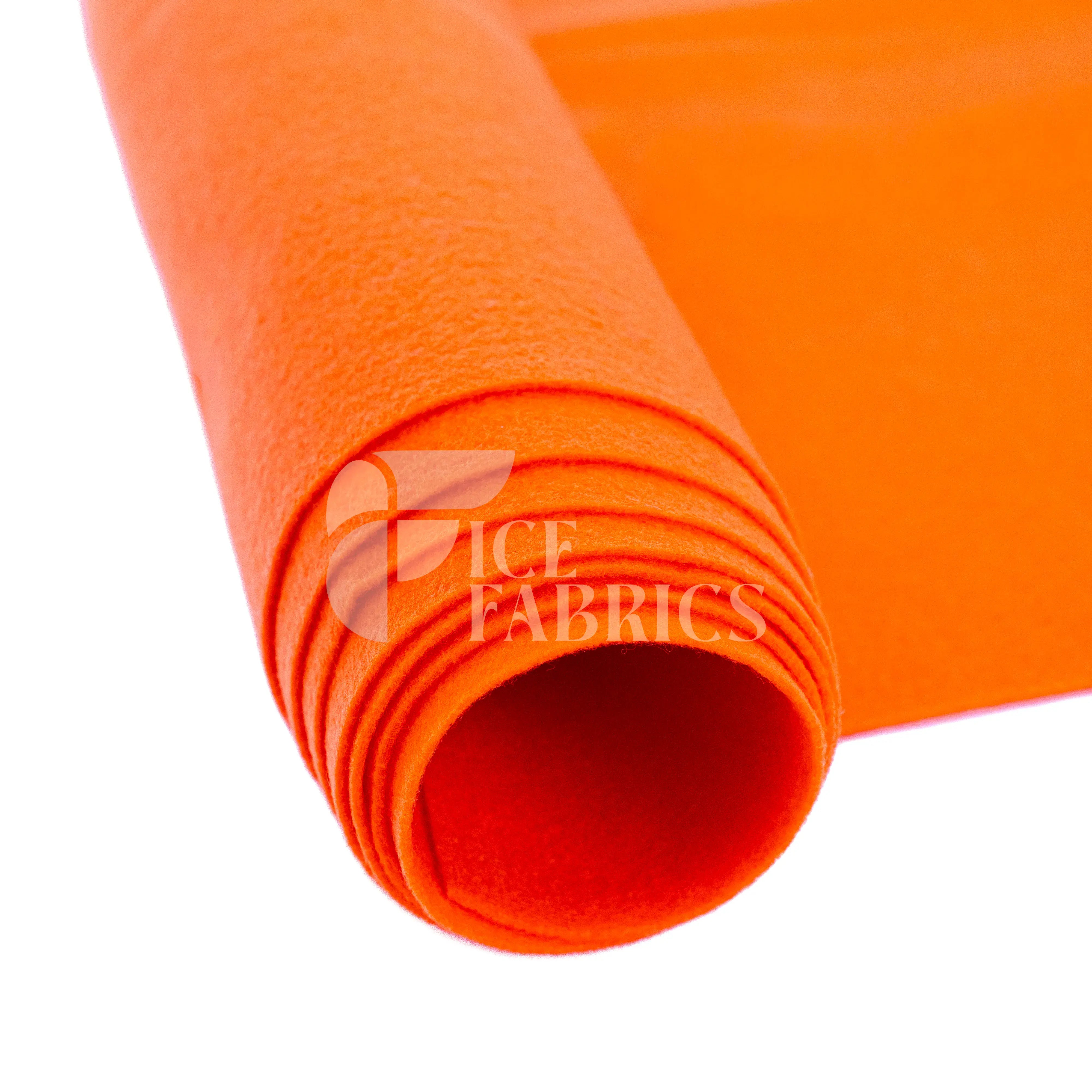 Orange Acrylic Felt Fabric / 1.6mm Thick _ 72” Wide ICE FABRICS By The Yard