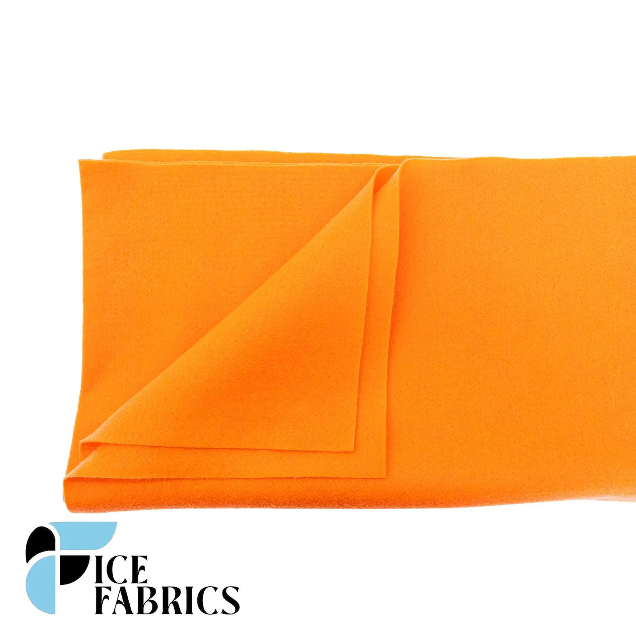 Orange Acrylic Felt Fabric / 1.6mm Thick _ 72” WideICE FABRICSICE FABRICSBy The YardOrange Acrylic Felt Fabric / 1.6mm Thick _ 72” Wide ICE FABRICS