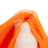 Orange Crystal Sheer Organza Fabric By The Yard