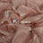 Peach Crystal Reflective Liquid Sheer Chiffon Fabric