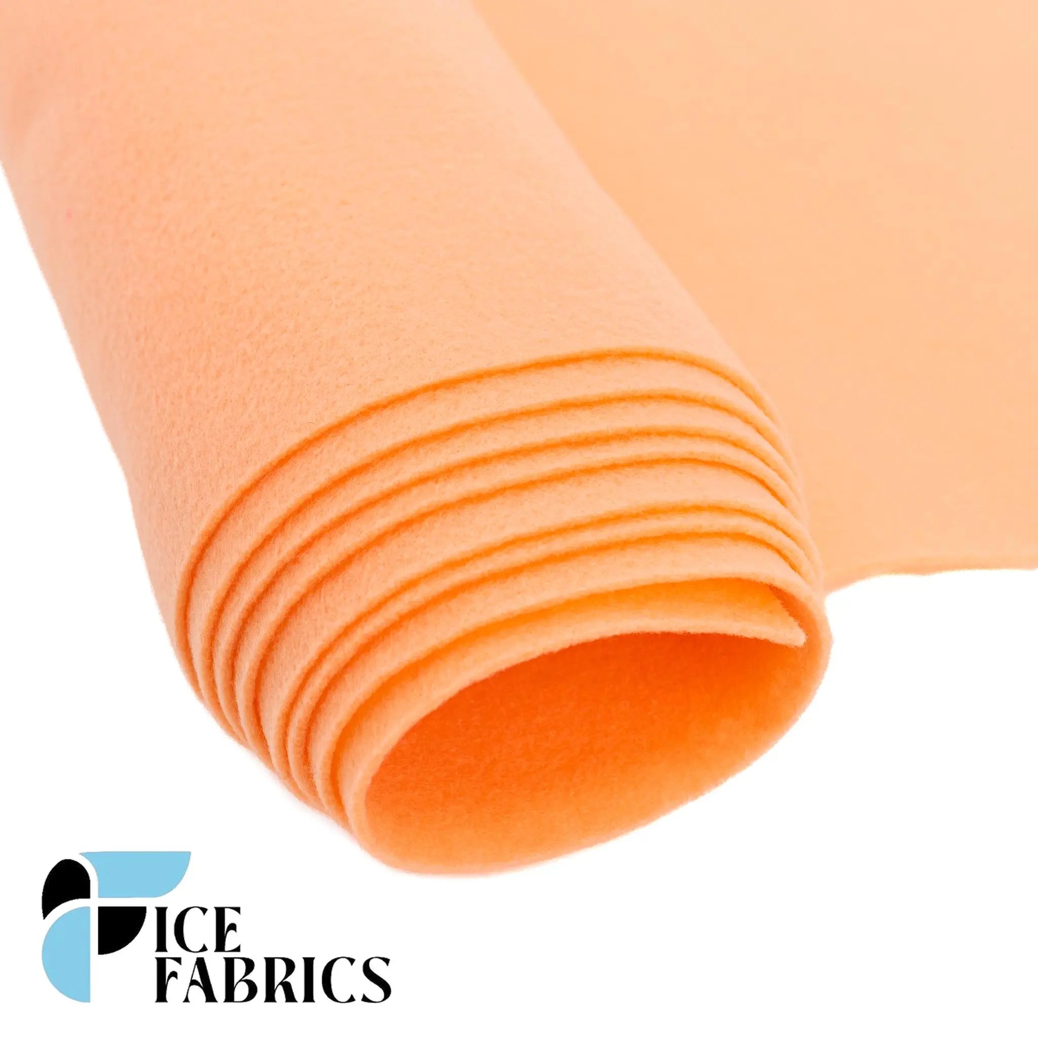 Peach Acrylic Felt Fabric / 1.6mm Thick _ 72” WideICE FABRICSICE FABRICSBy The YardPeach Acrylic Felt Fabric / 1.6mm Thick _ 72” Wide ICE FABRICS