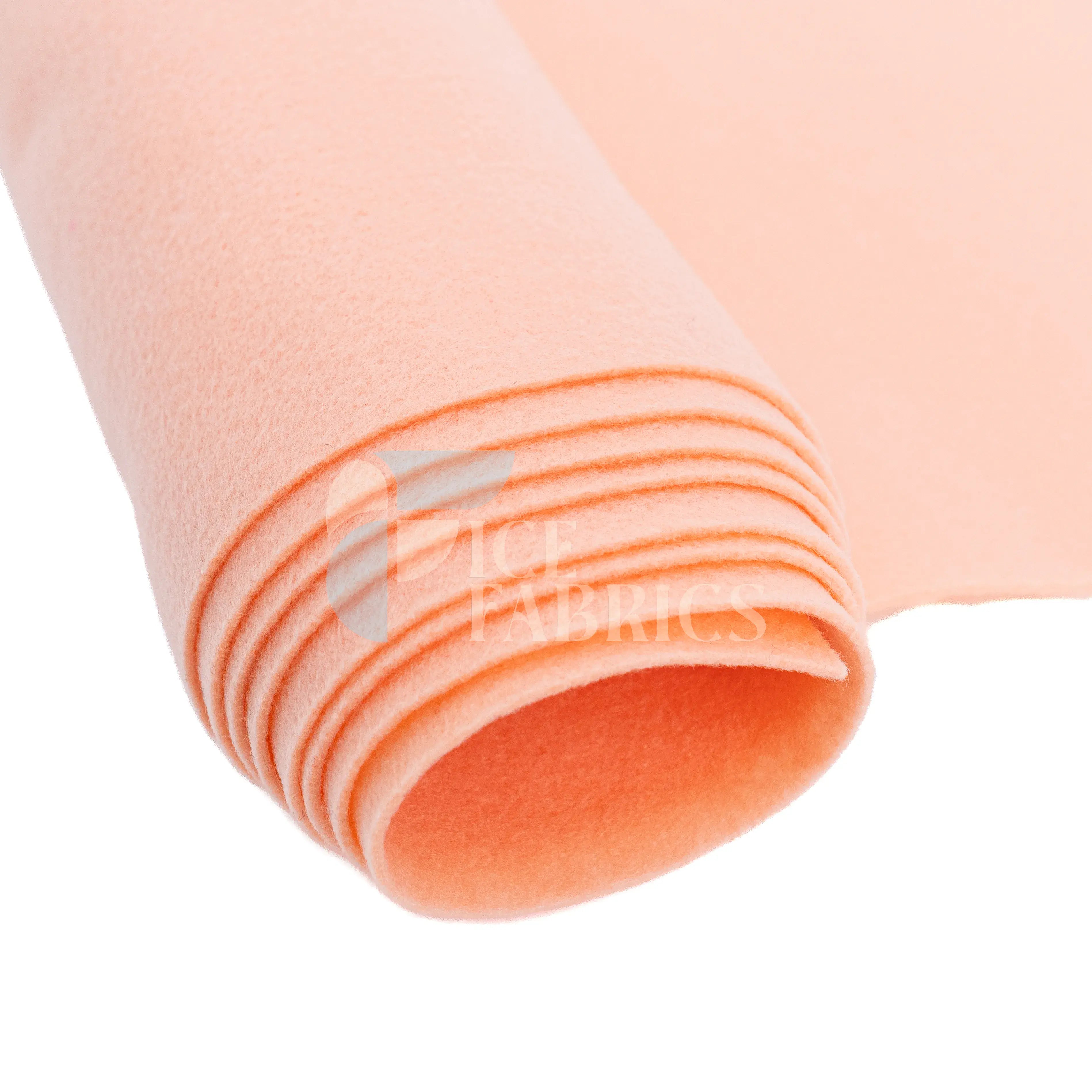 Peach Acrylic Felt Fabric / 1.6mm Thick _ 72” Wide ICE FABRICS By The Yard