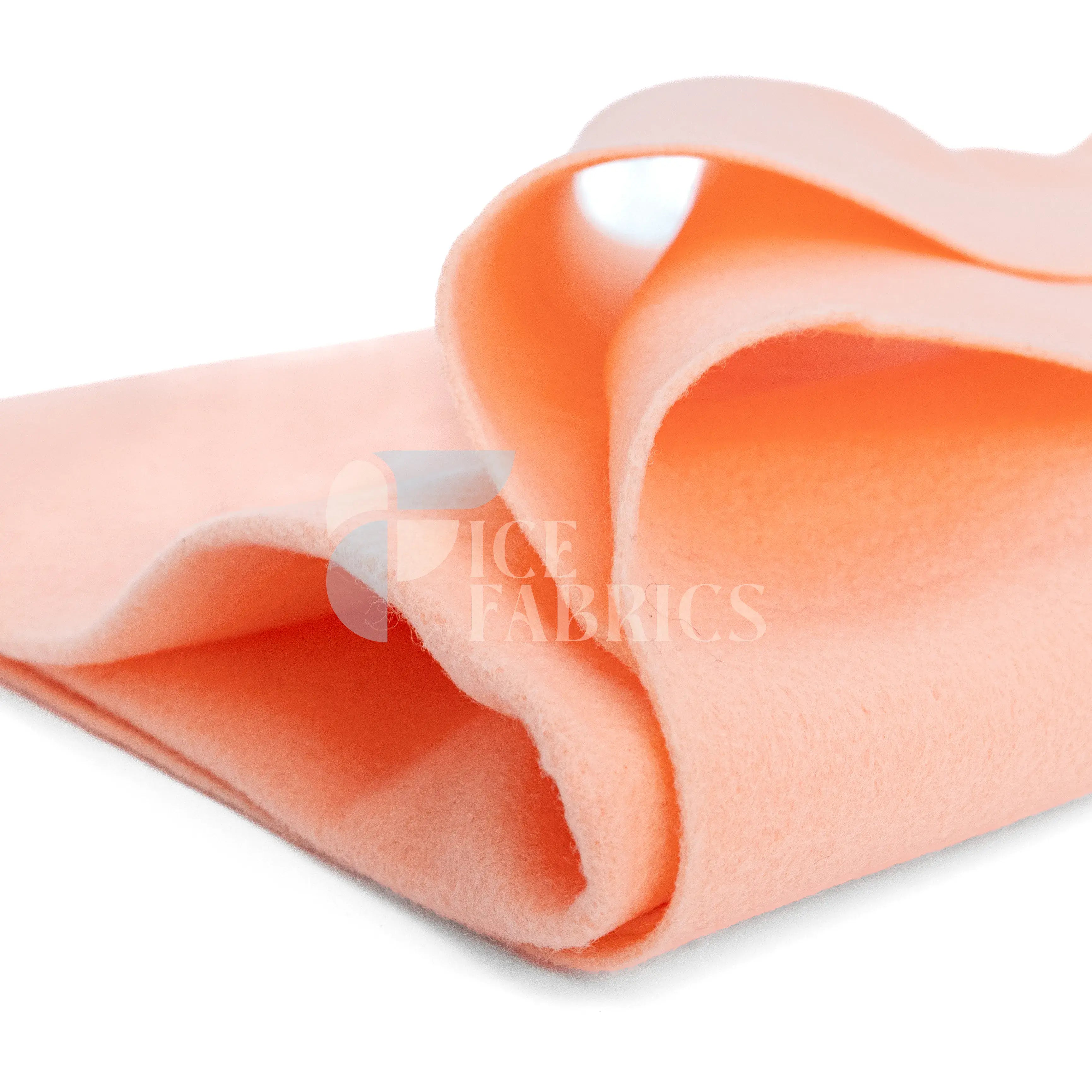 Peach Acrylic Felt Fabric / 1.6mm Thick _ 72” Wide ICE FABRICS By The Yard