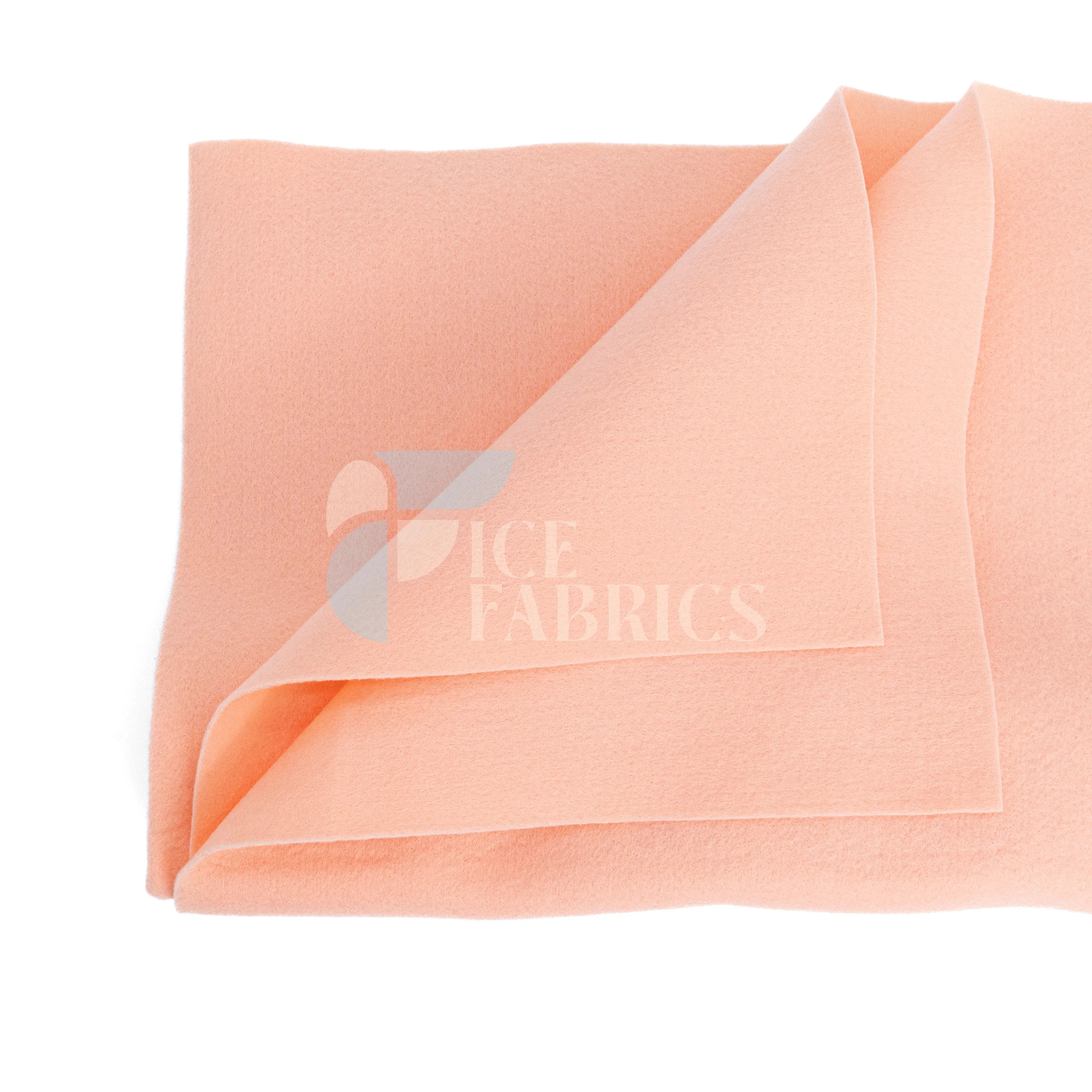 Peach Acrylic Felt Fabric / 1.6mm Thick _ 72” Wide ICE FABRICS By The Yard