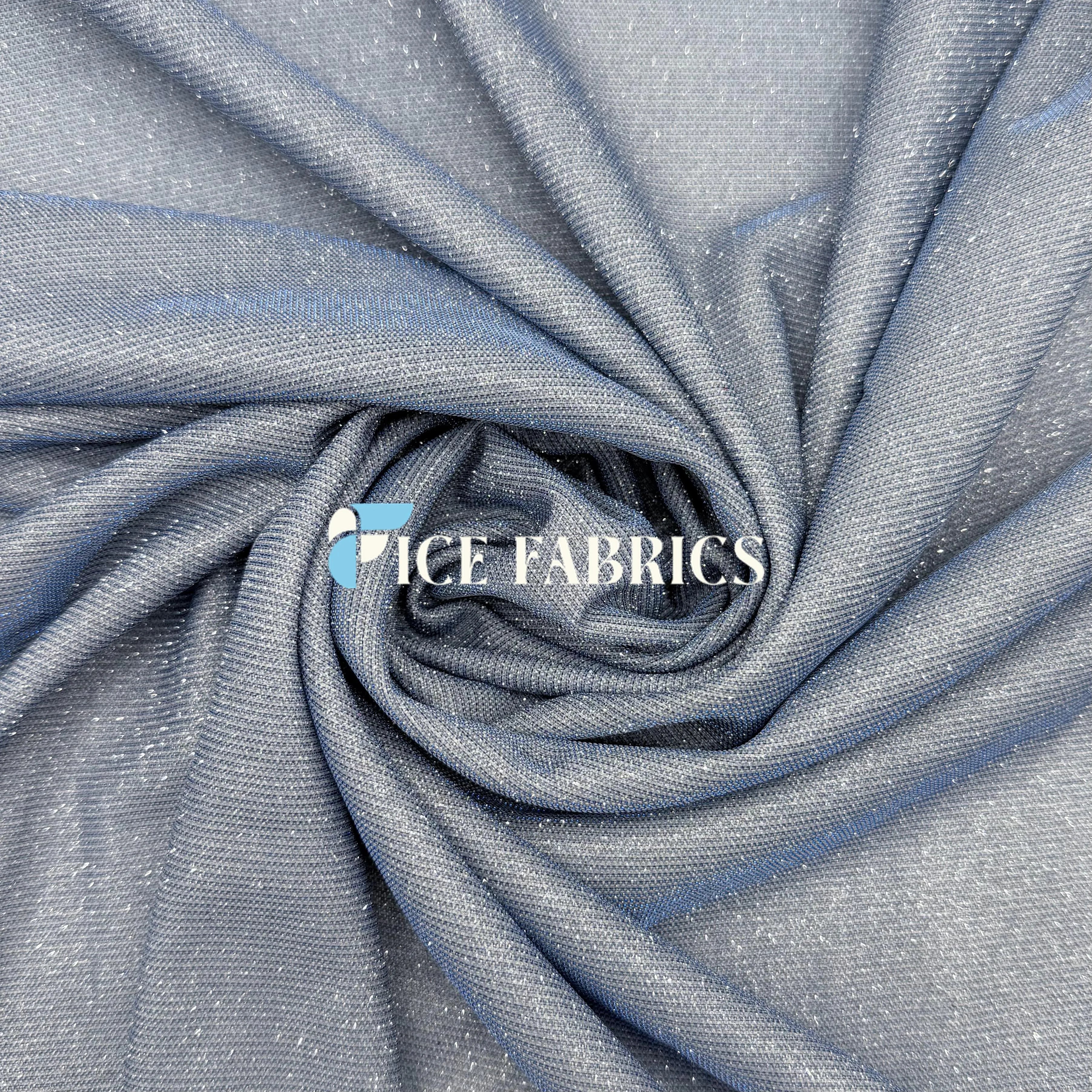 Lurex Sparkle Glitter Knit Spandex Fabric