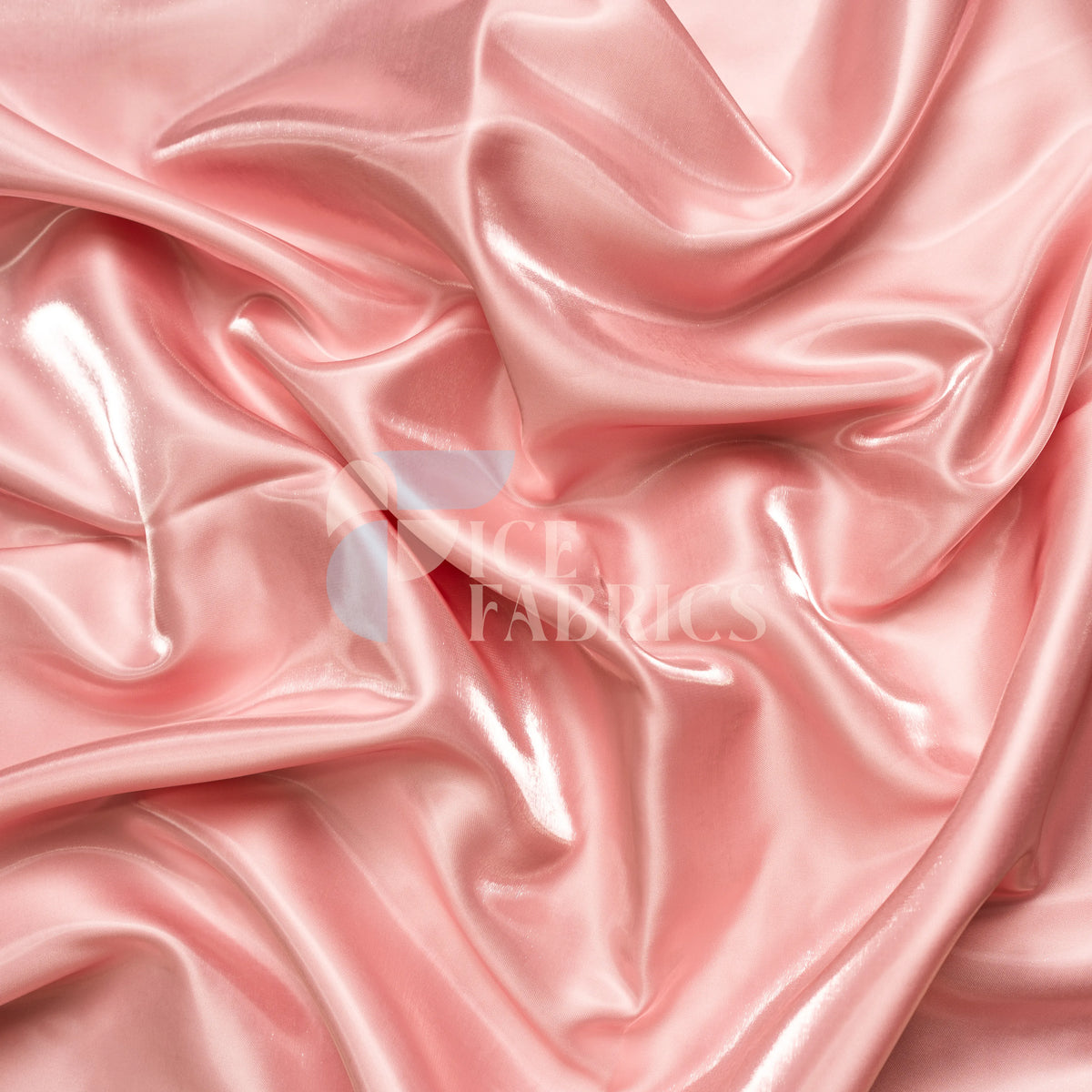 Pink Silky Satin Fabric by the yard