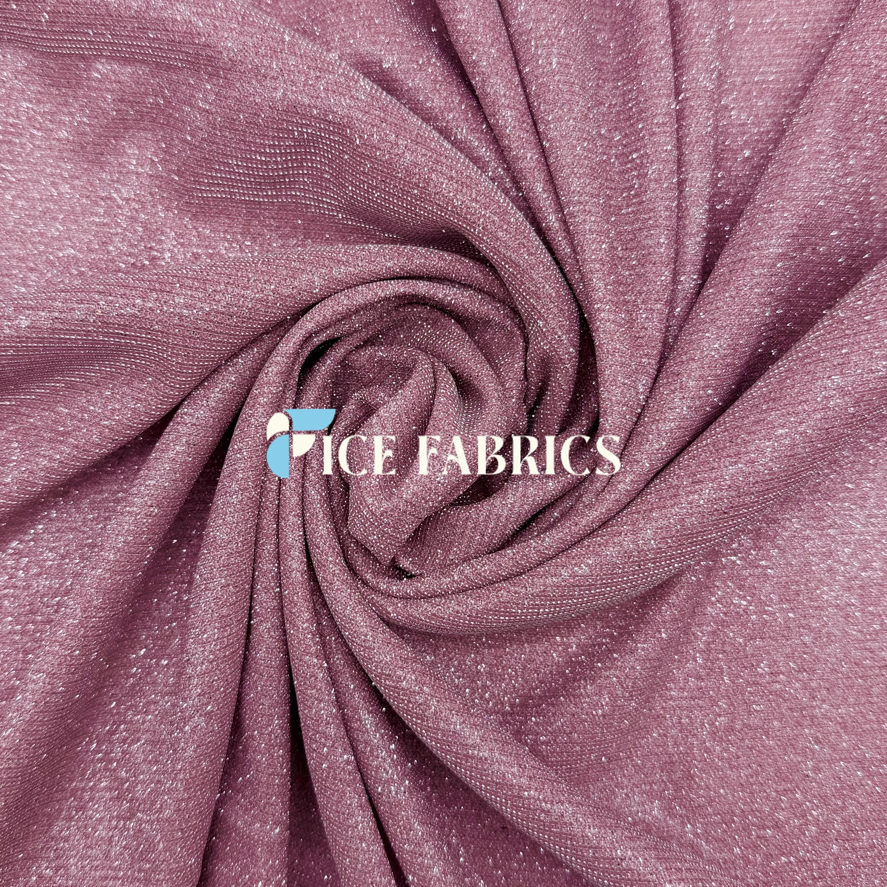 Lurex Sparkle Glitter Knit Spandex Fabric