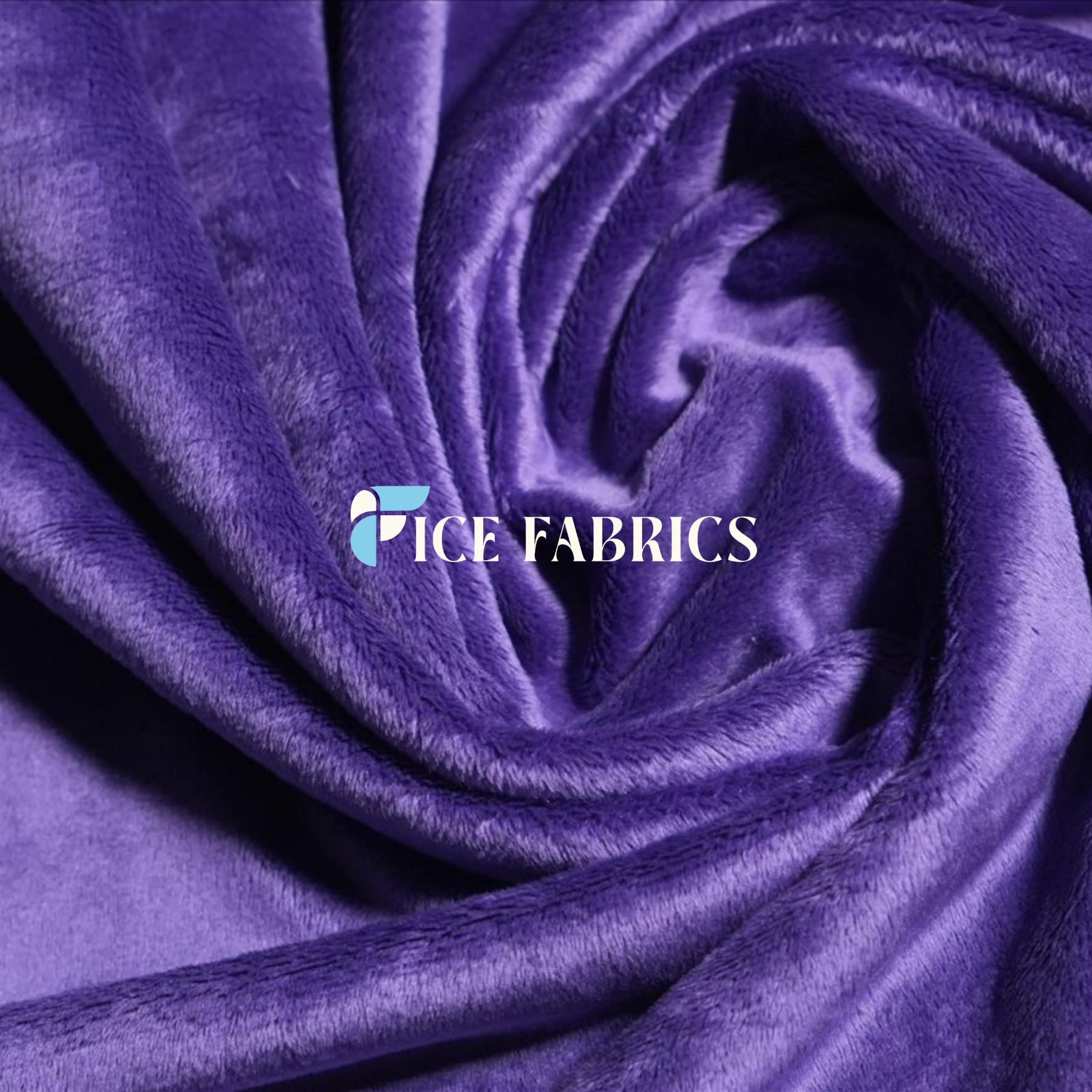 Dark Purple New Colors 3mm Thick Faux Fur Soft Minky Fabric