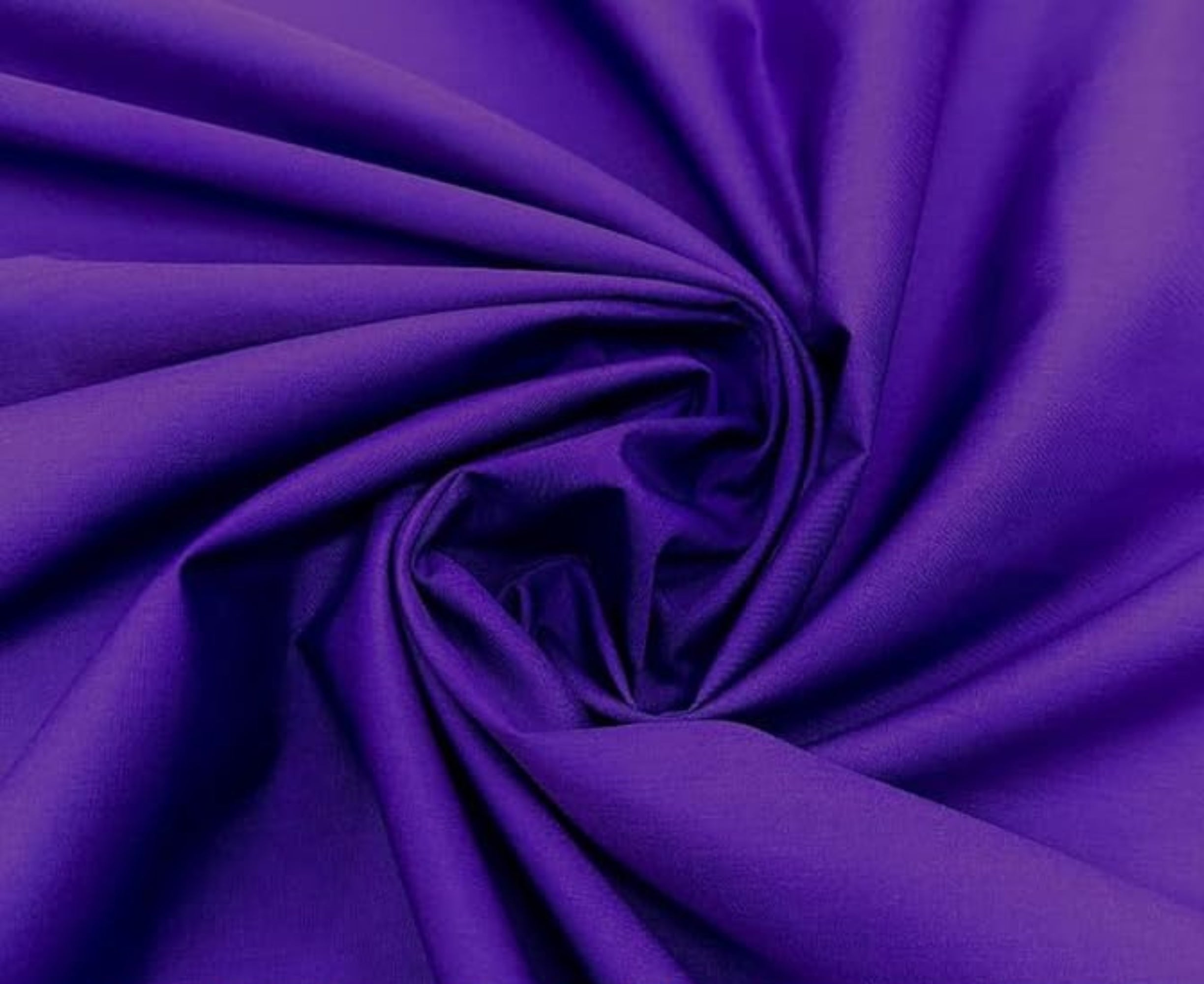 Solid Soft Poly Cotton Fabric By The Yard (18 Colors)