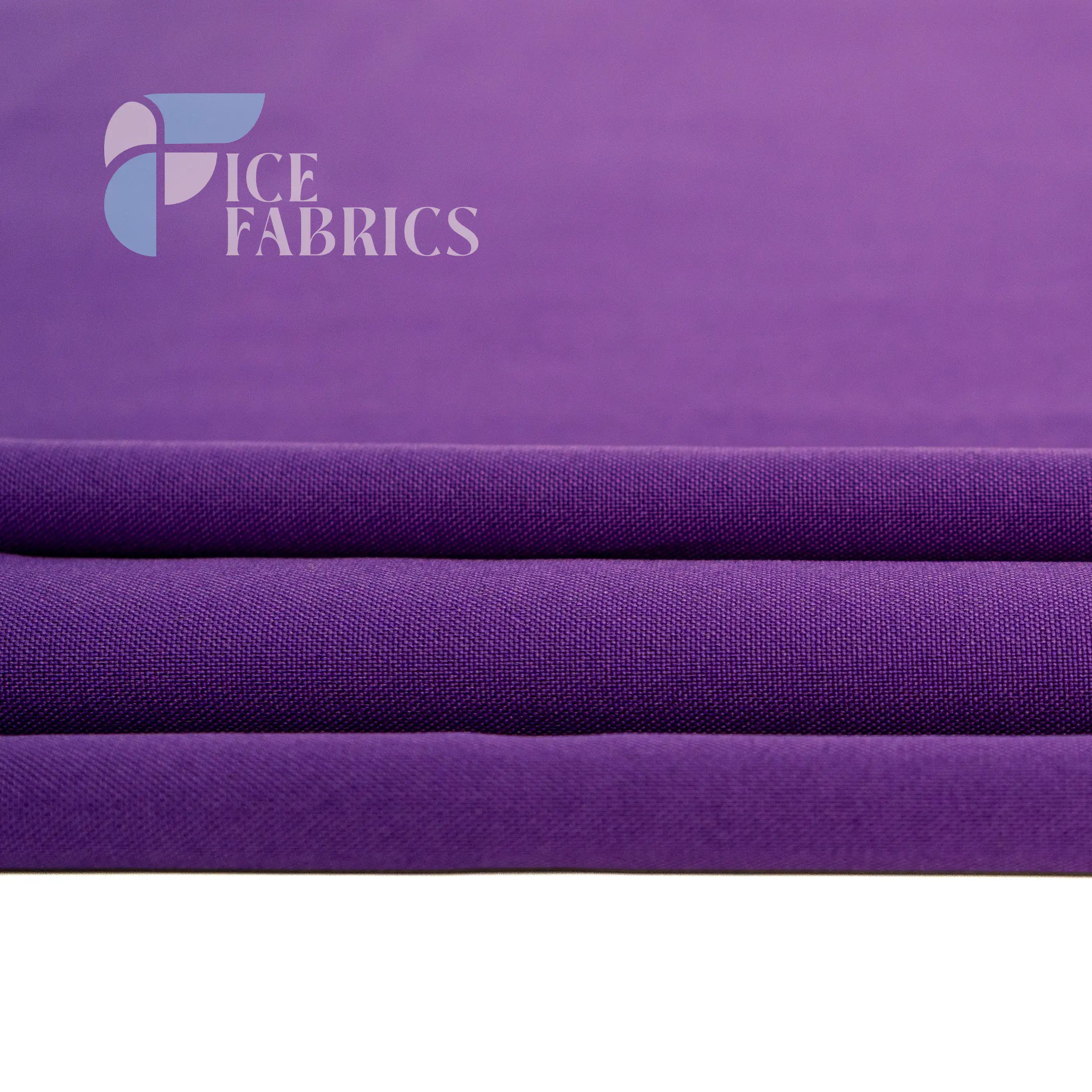 Purple Solid Poly Poplin Fabric By The Yard