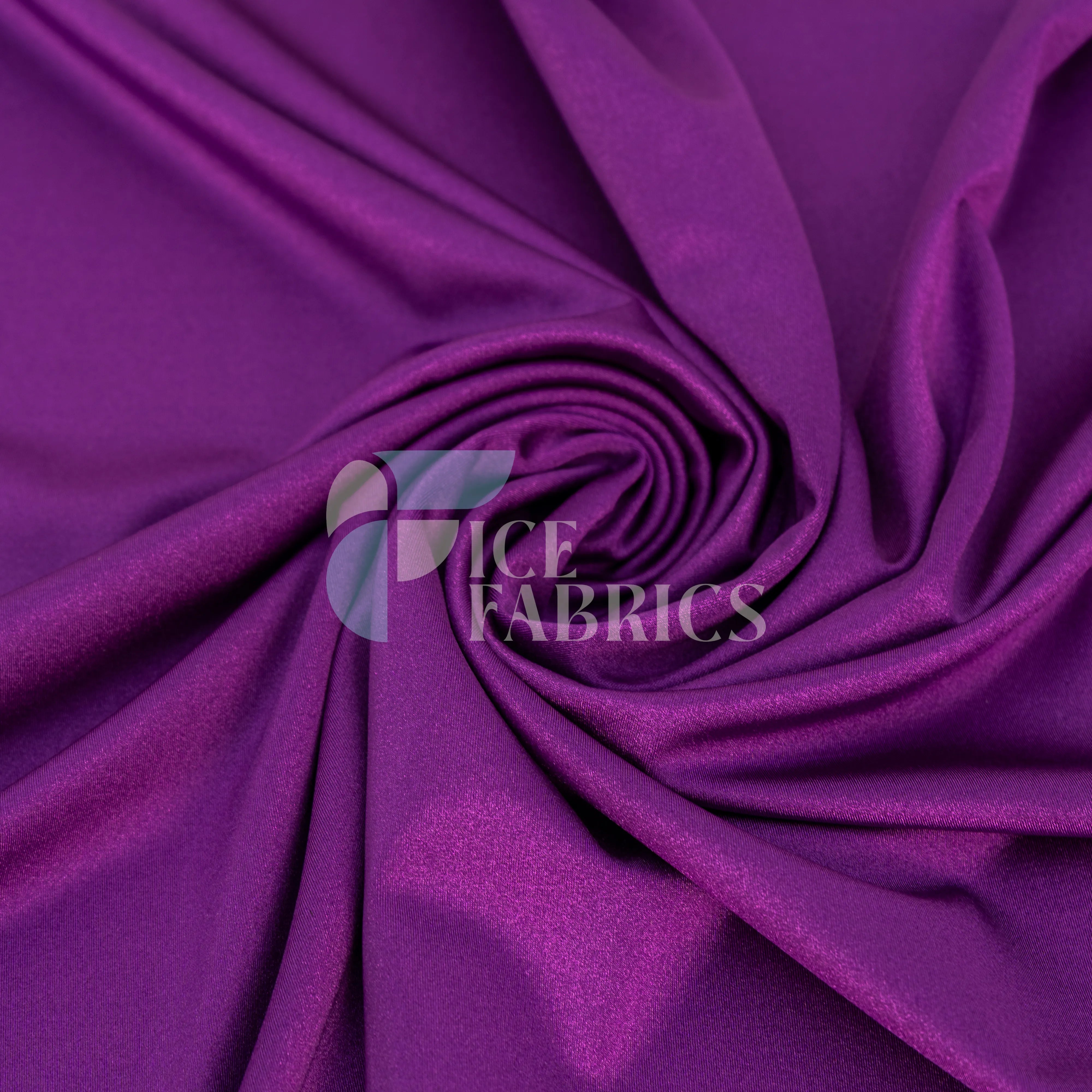 Purple Yoga Flex Nylon Spandex Fabric