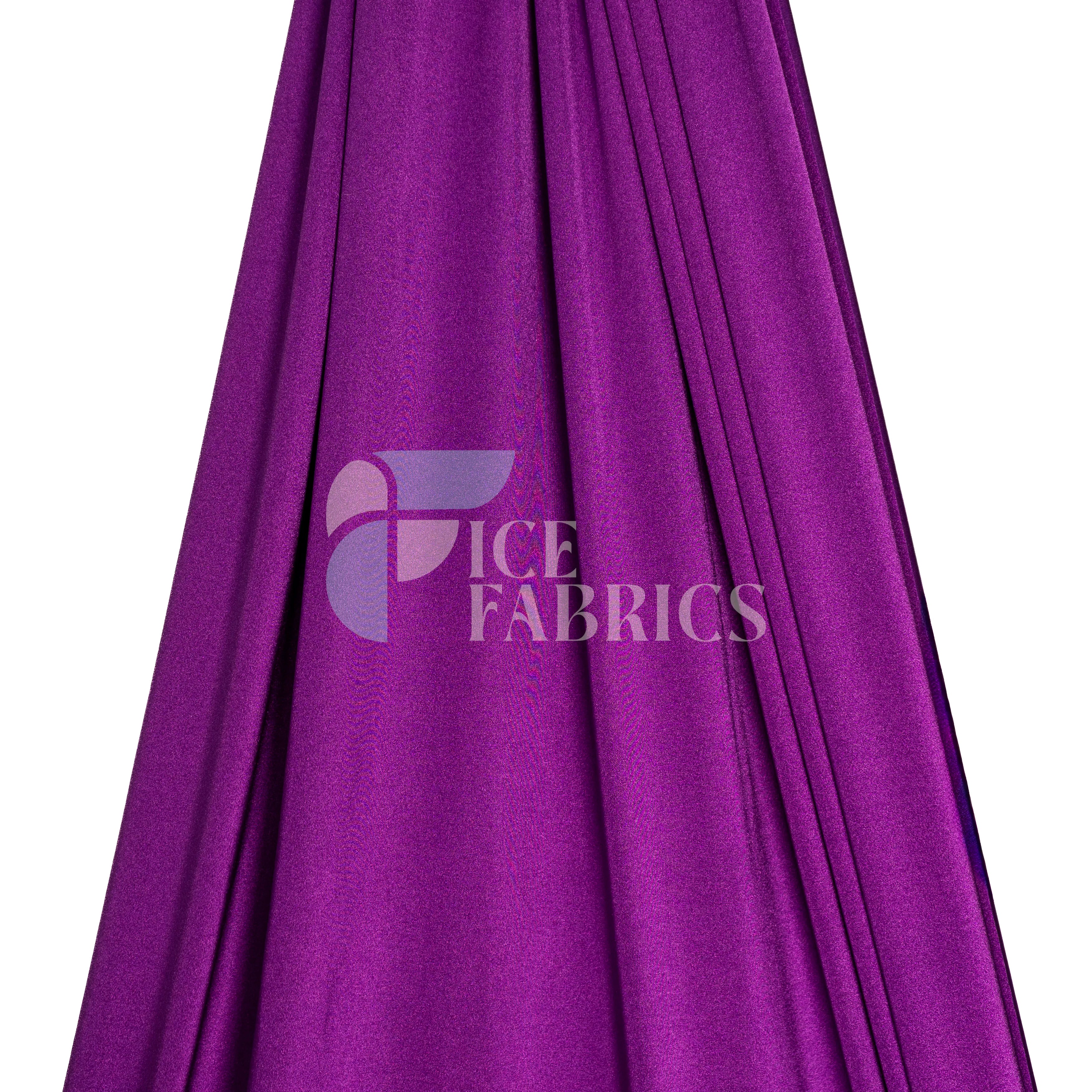 Purple Yoga Flex Nylon Spandex Fabric