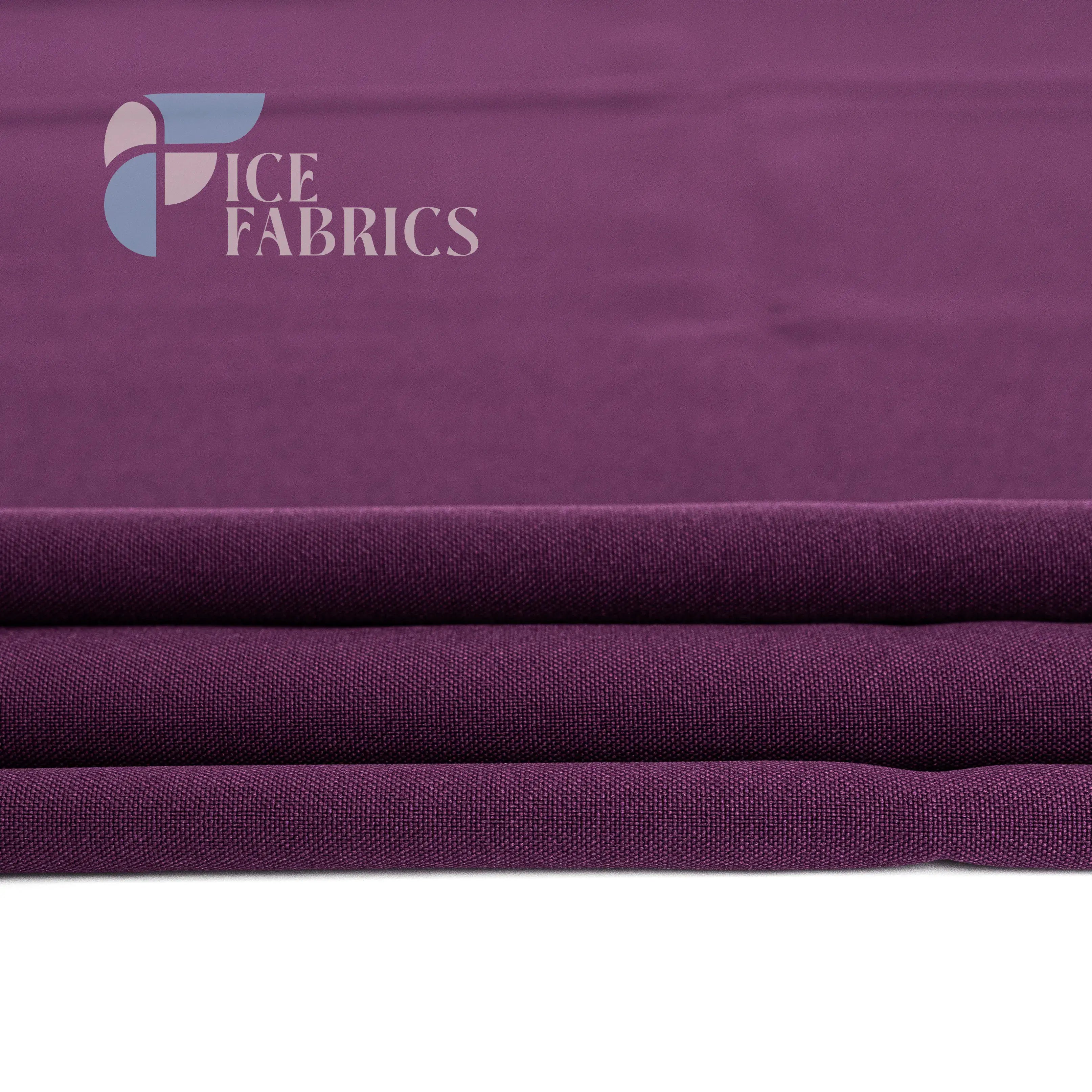 Raisin Solid Poly Poplin Fabric By The Yard