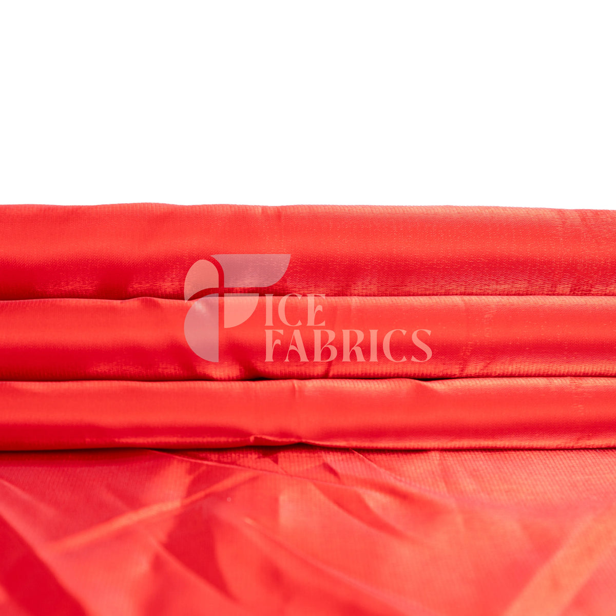Red Reflective Liquid Crystal Silky Satin Fabric by the yard