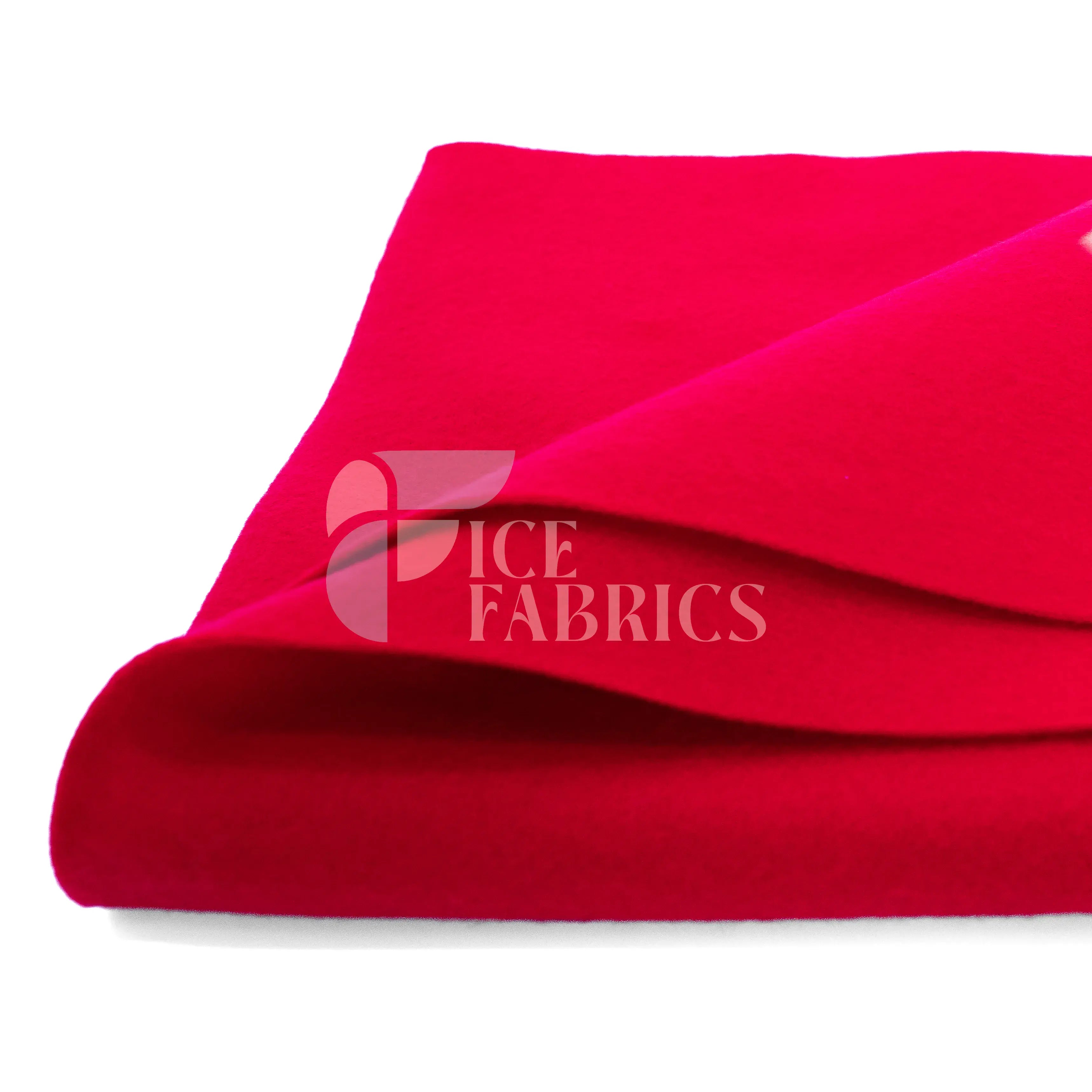 Red Acrylic Felt Fabric / 1.6mm Thick _ 72” Wide ICE FABRICS By The Yard