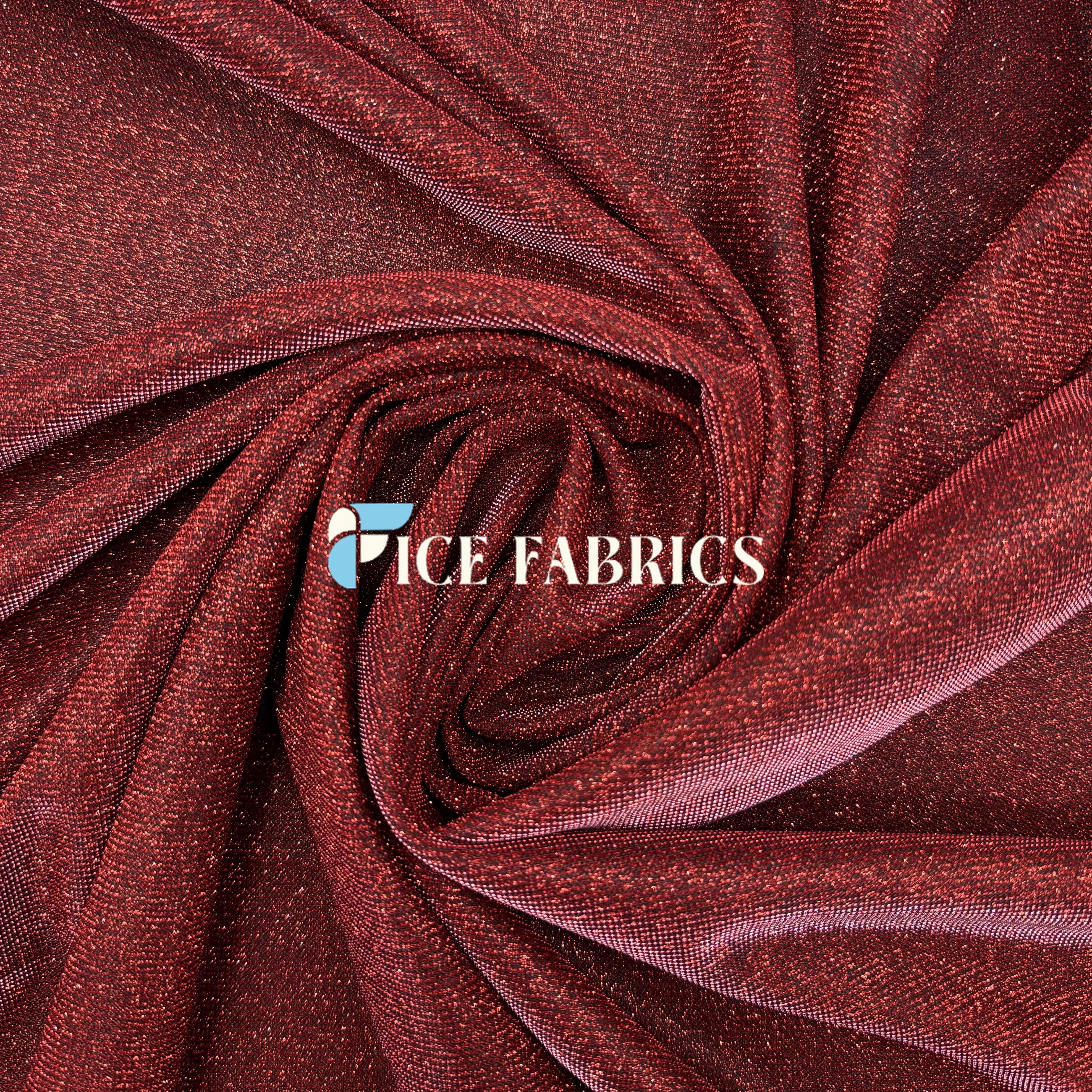 Lurex Sparkle Glitter Knit Spandex Fabric