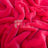 Red Faux Fur Bunny Minky Fabric | BunnySoft