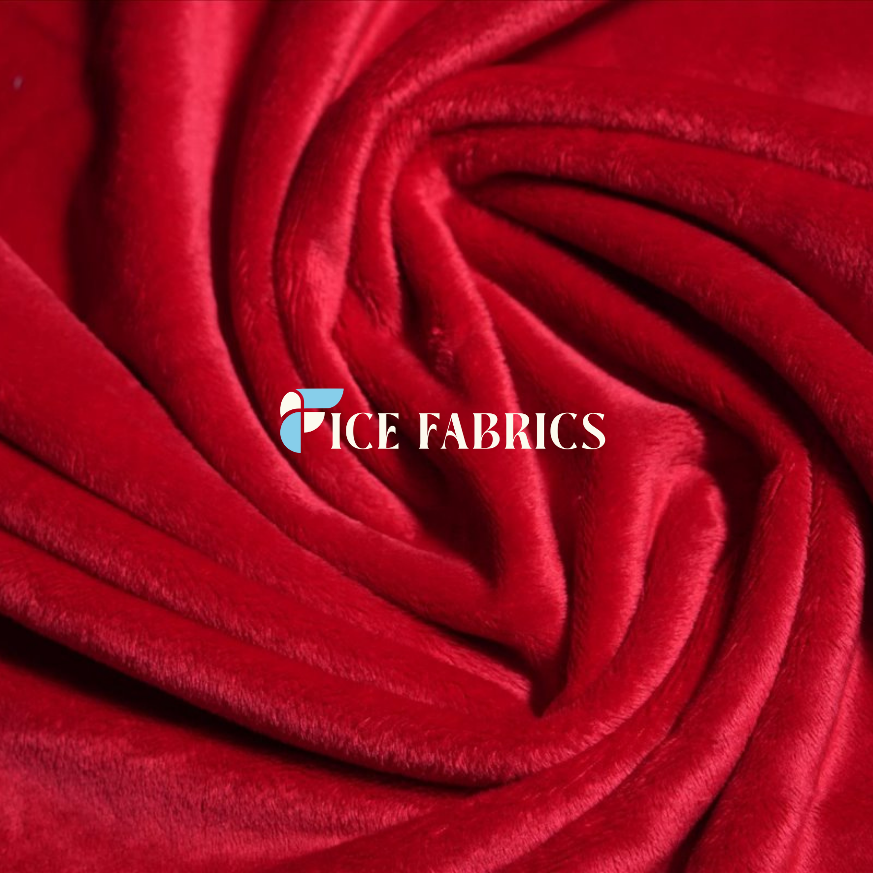 Red Rich Solid Minky Fabric By The Roll ( 20 Yards ) Wholesale Fabric