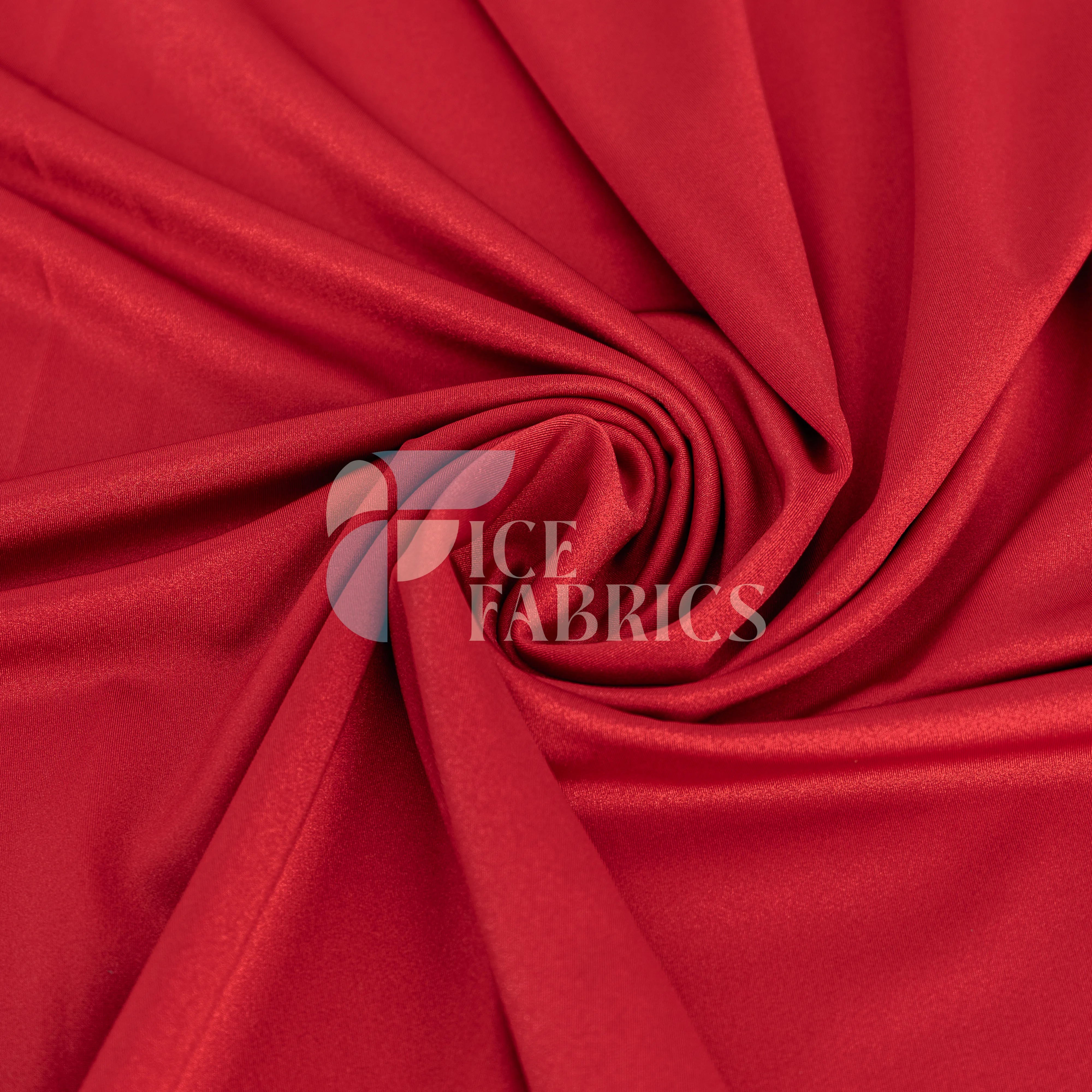 Red Yoga Flex Nylon Spandex Fabric