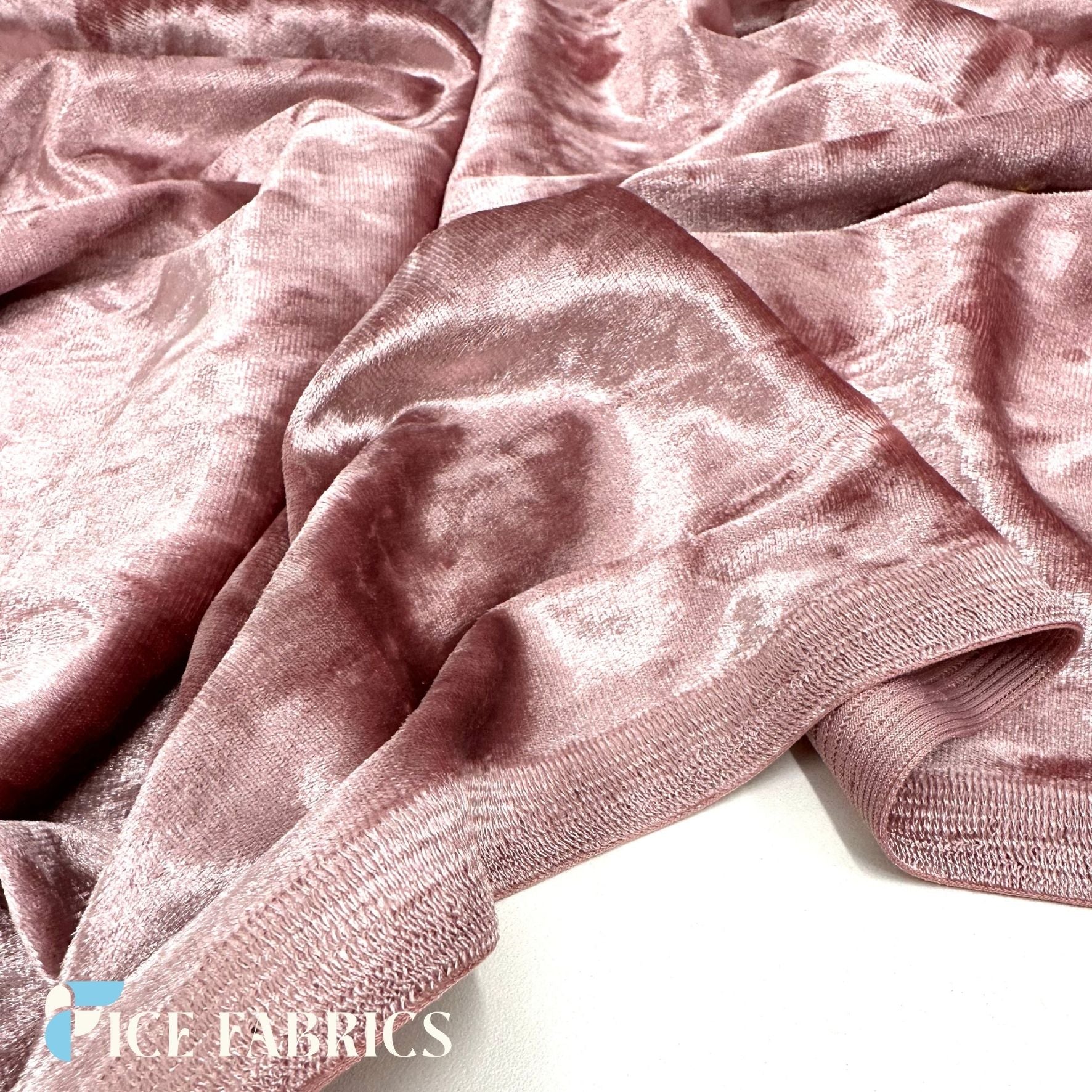 Stretch Crushed Velvet Fabric