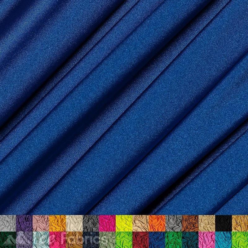 4 Way Stretch Nylon Spandex Fabric By The Roll (20 Yards ) ICE FABRICS |Royal Blue