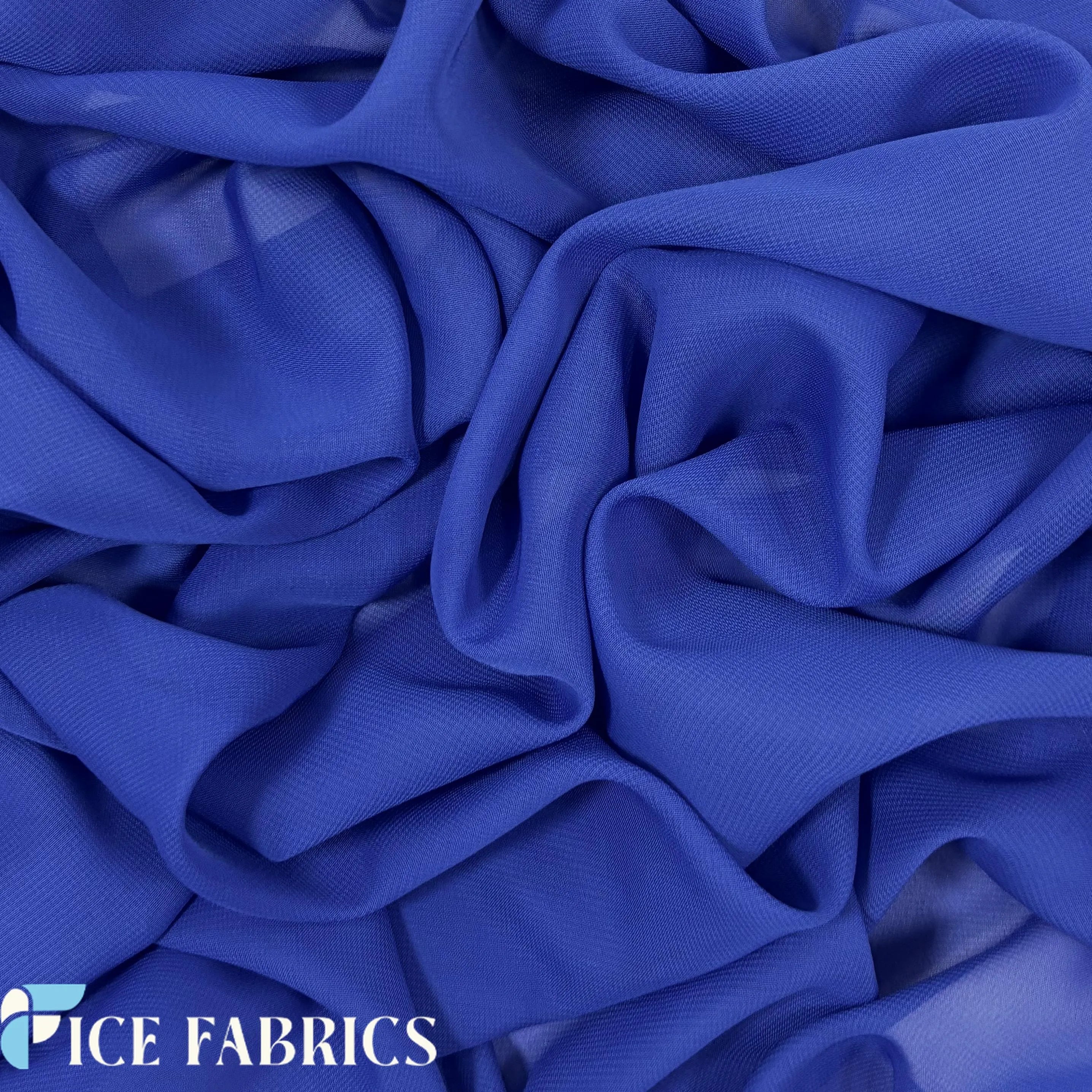 Mia Poly Chiffon Fabric / 60" Wide Soft Sheer Chiffon Fabric