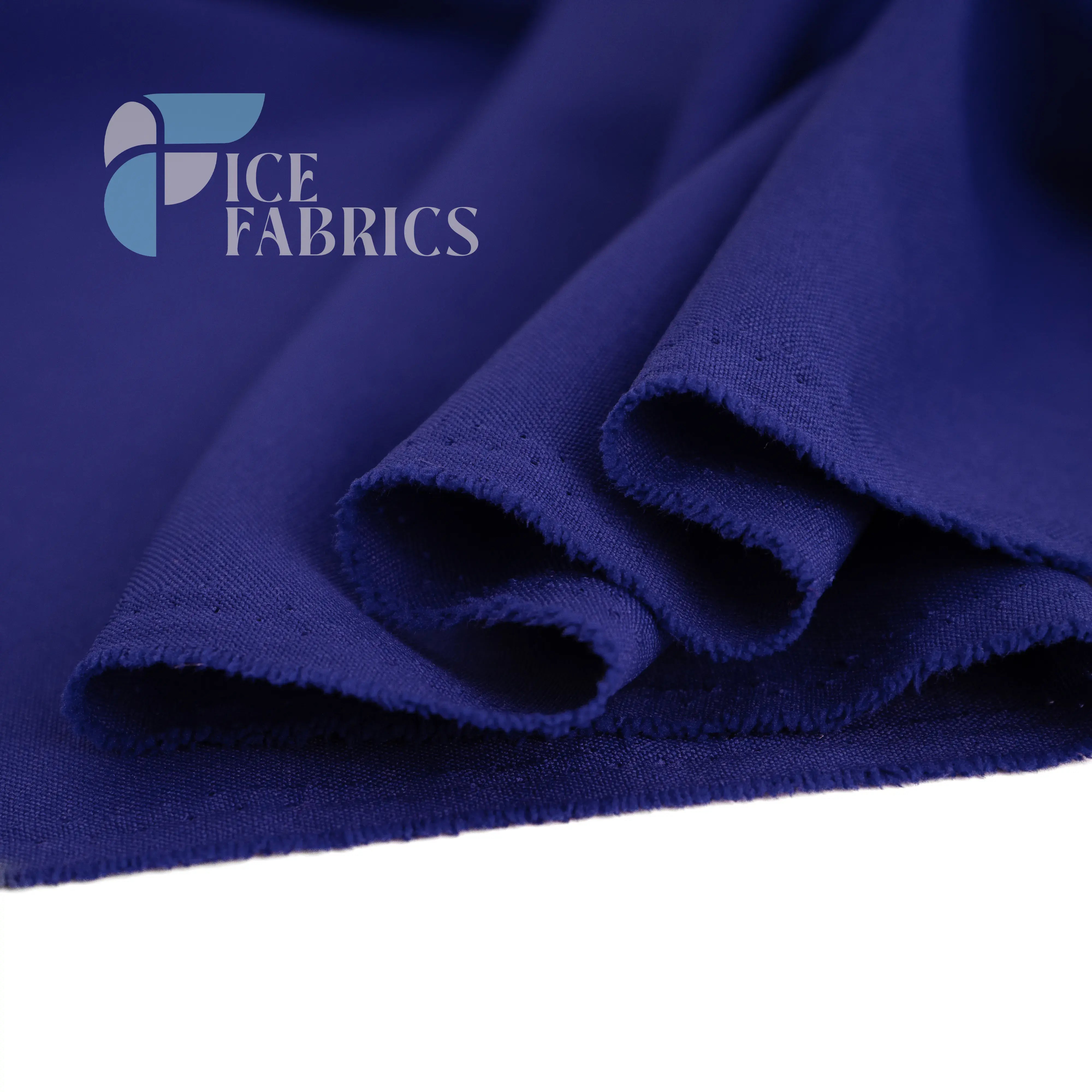 Royal Blue Solid Poly Poplin Fabric By The Yard