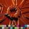 Rust Soft and Smooth Stretch Velvet Upholstery Fabric