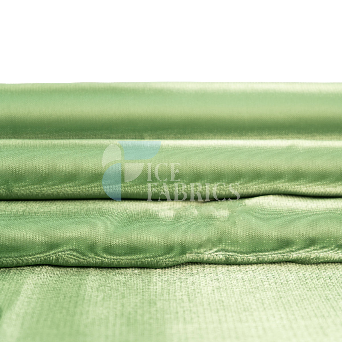 Sage Green Silky Satin Fabric