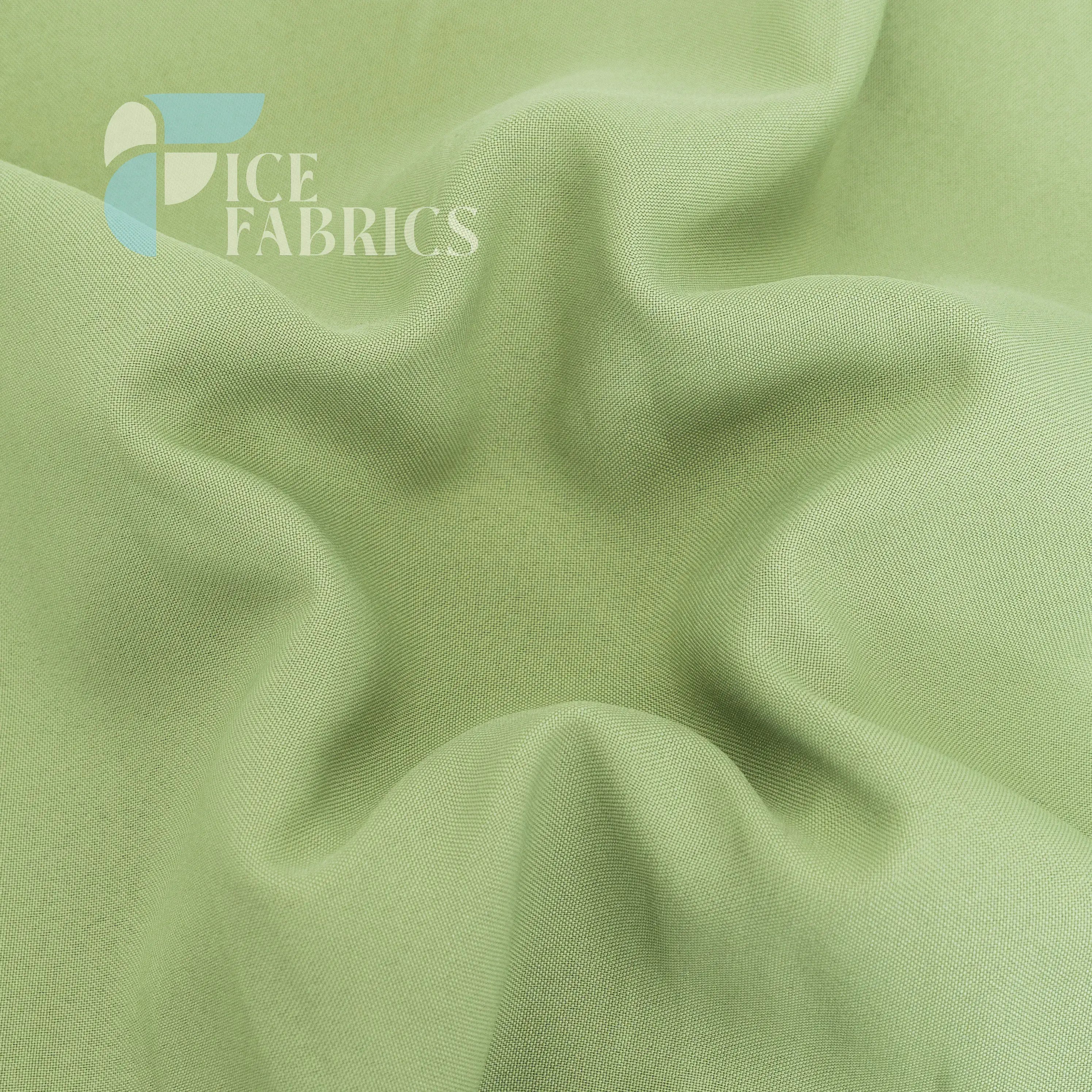 Sage Solid Poly Poplin Fabric By The Yard