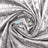 Silver Stretch Crushed Velvet Fabric By The Roll