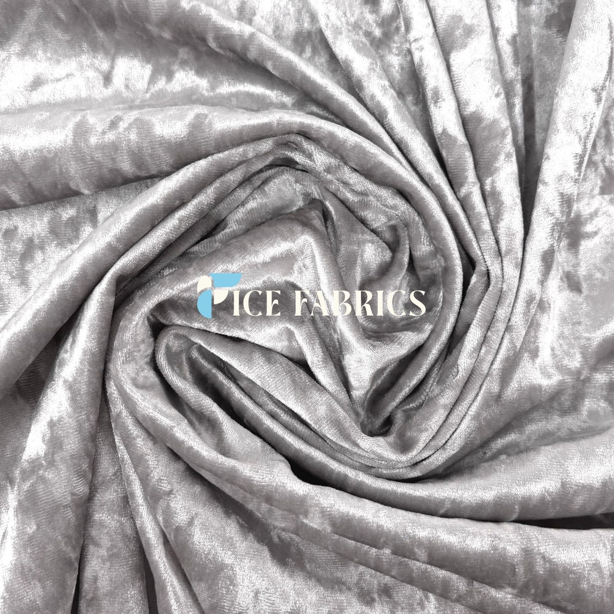 Silver Fabric - Luxury Fabric by the Yard | Ice Fabrics