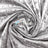 Silver Stretch Crushed Velvet Upholstery Fabric