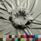 Silver Soft and Smooth Stretch Velvet Upholstery Fabric