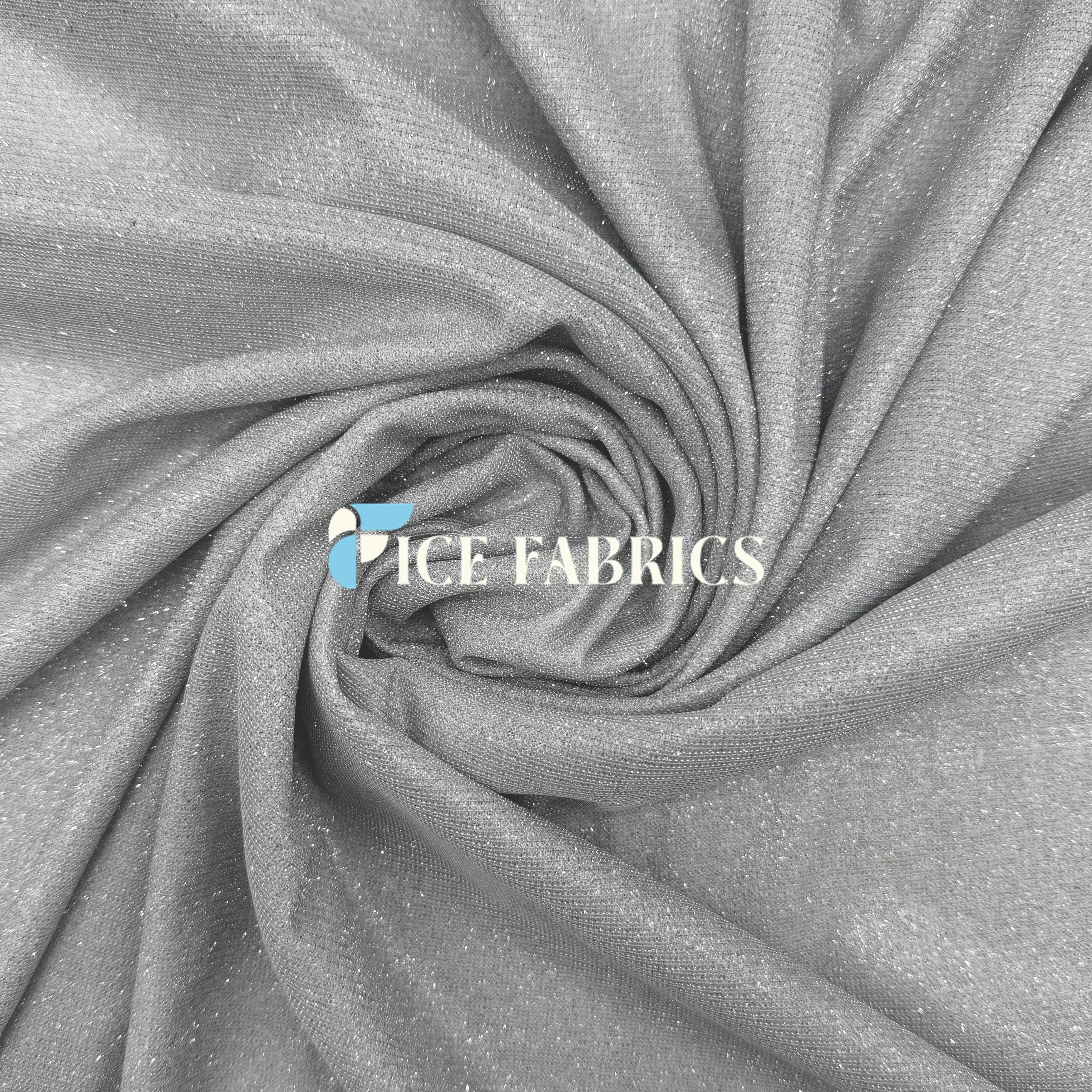 Lurex Sparkle Glitter Knit Spandex Fabric